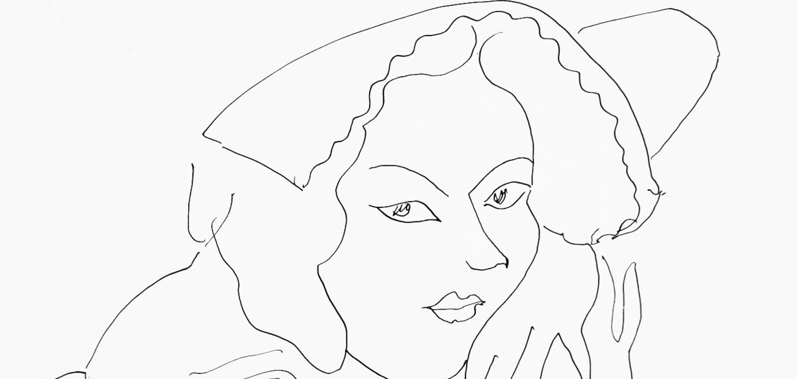 Henri Matisse, Series I, Var. 9, Drawings, Themes and Variations, 1943 (after) For Sale 2