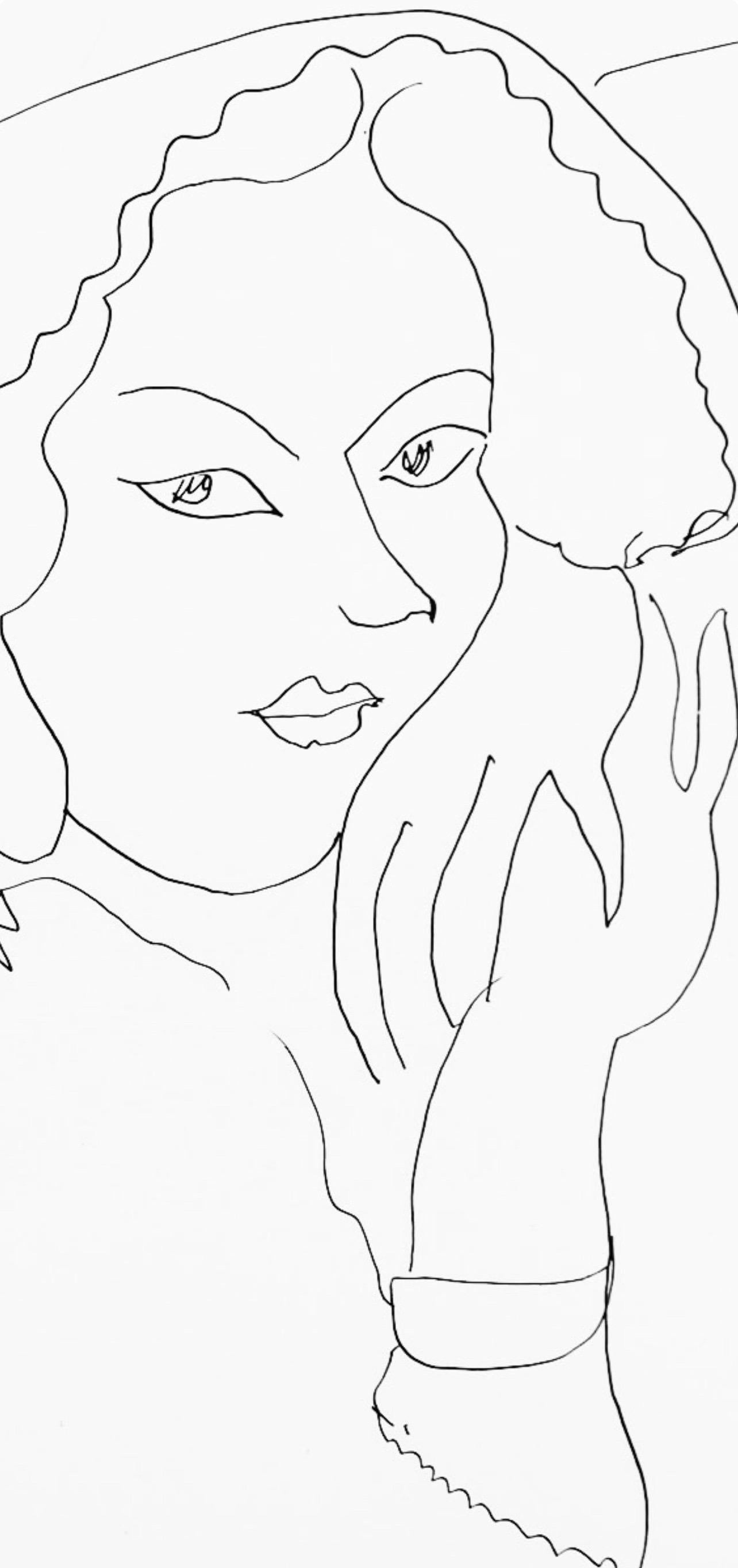 Henri Matisse, Series I, Var. 9, Drawings, Themes and Variations, 1943 (after) For Sale 3