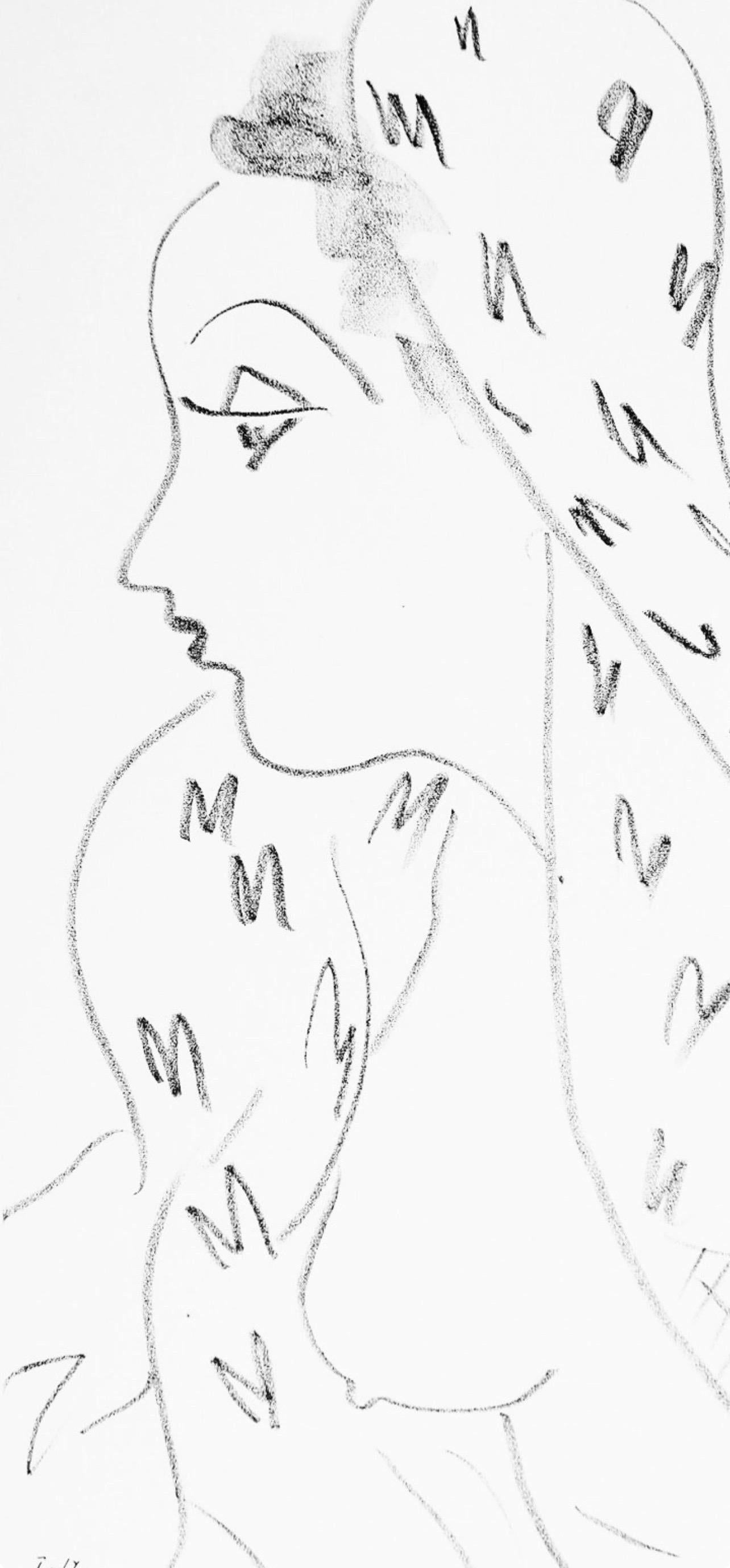 Henri Matisse, Series L, Var. 17, Drawings, Themes and Variations, 1943 (after) For Sale 1