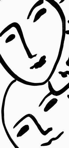 Henri Matisse, Three Heads. To Friendship, from Apollinaire, 1952