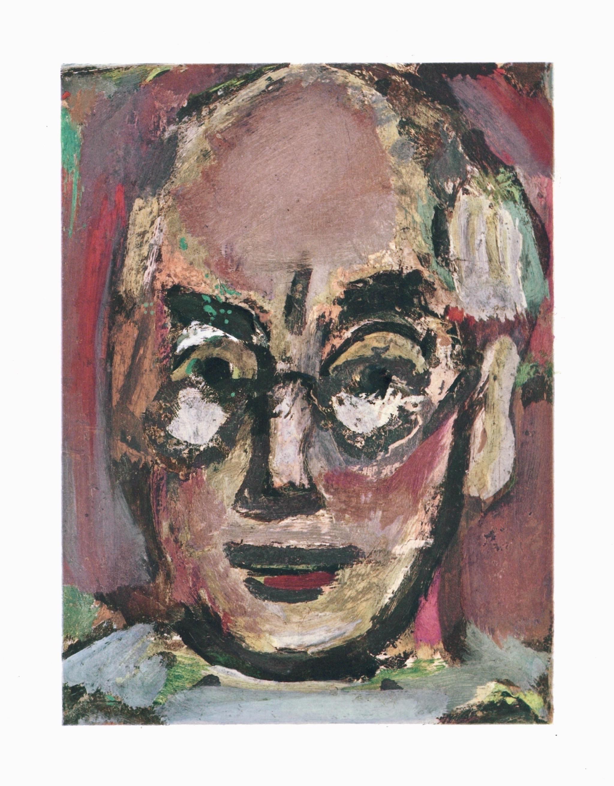 Georges Rouault, The Scholar, from Faces, 1969 (after) For Sale 4