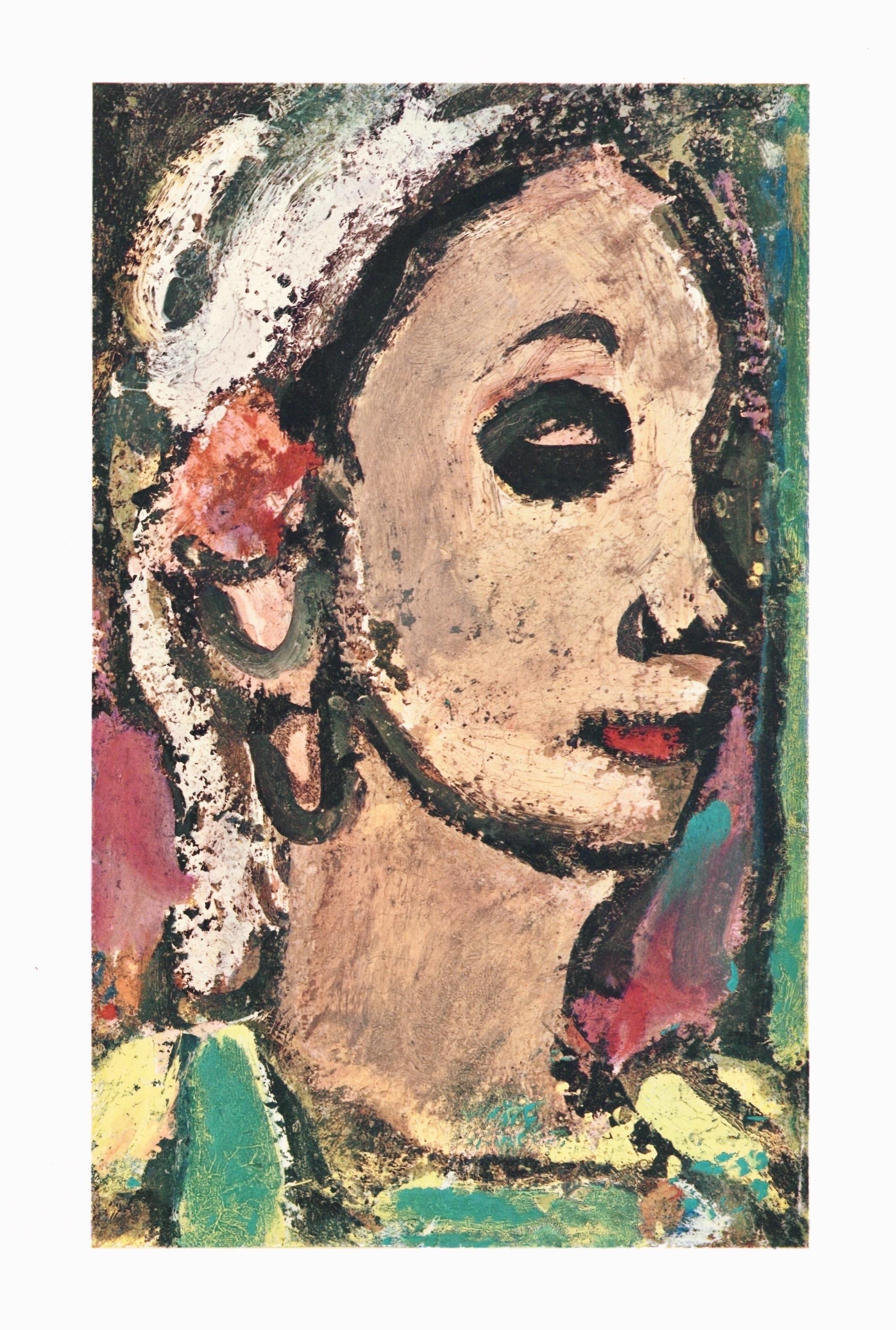 Georges Rouault, Solange, from Faces, 1969 (after) For Sale 4