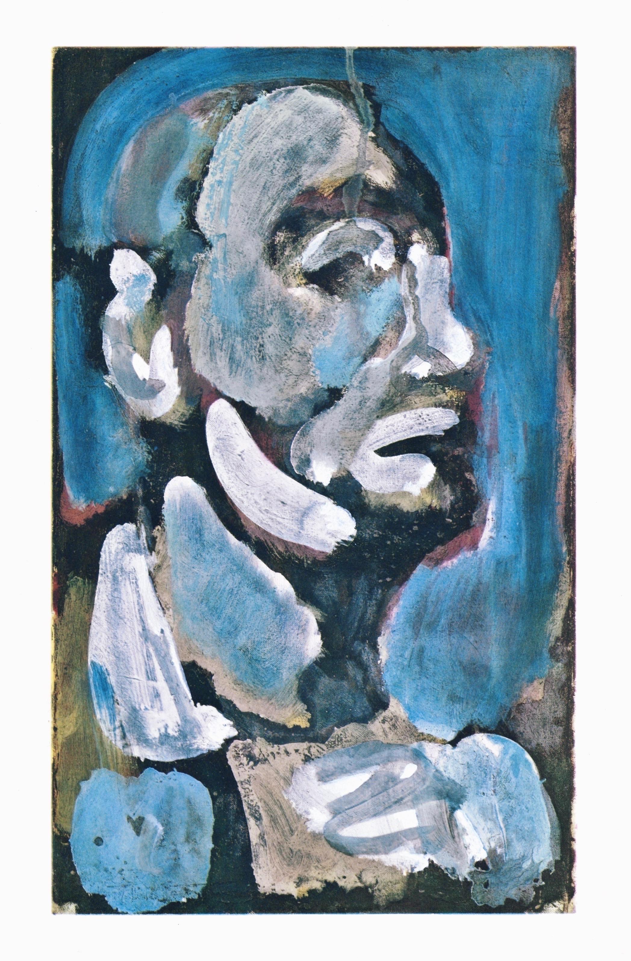 Rouault, Composition, Visages (après) - Moderne Print par Georges Rouault