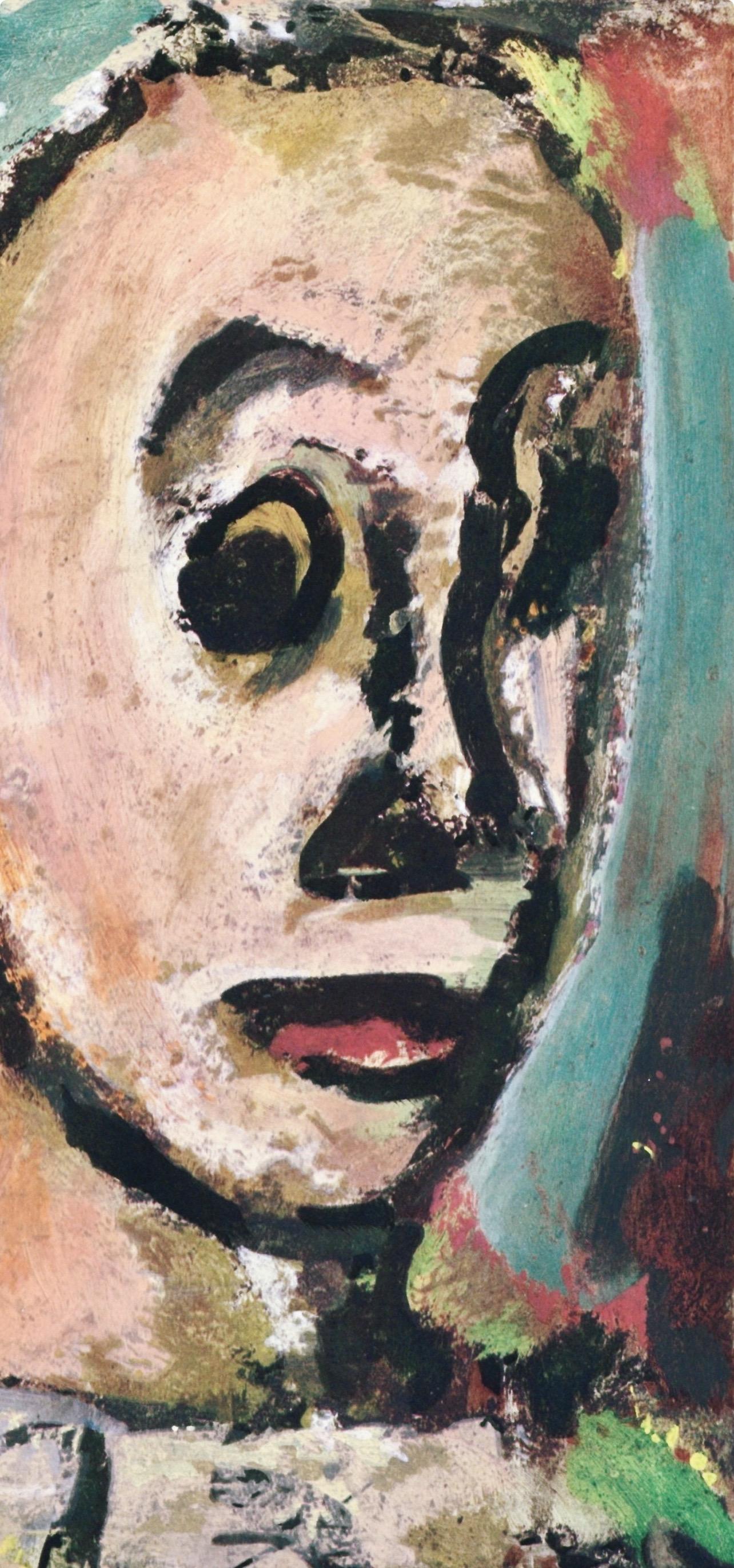 Rouault, Composition, Visages (après) - Moderne Print par Georges Rouault