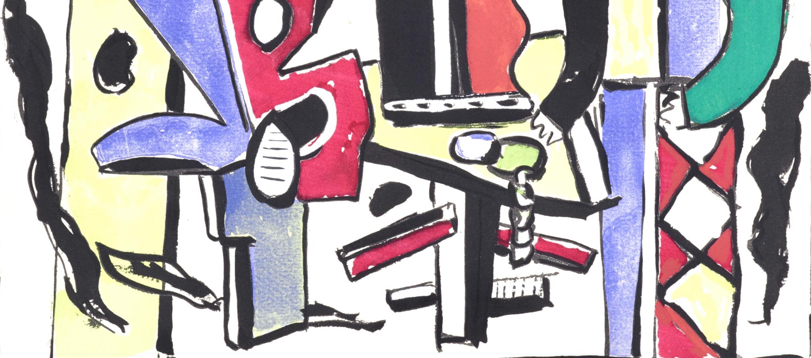 Fernand Leger, Untitled, from Twelve Contemporaries, 1959 (after) - Modern Print by Fernand Léger