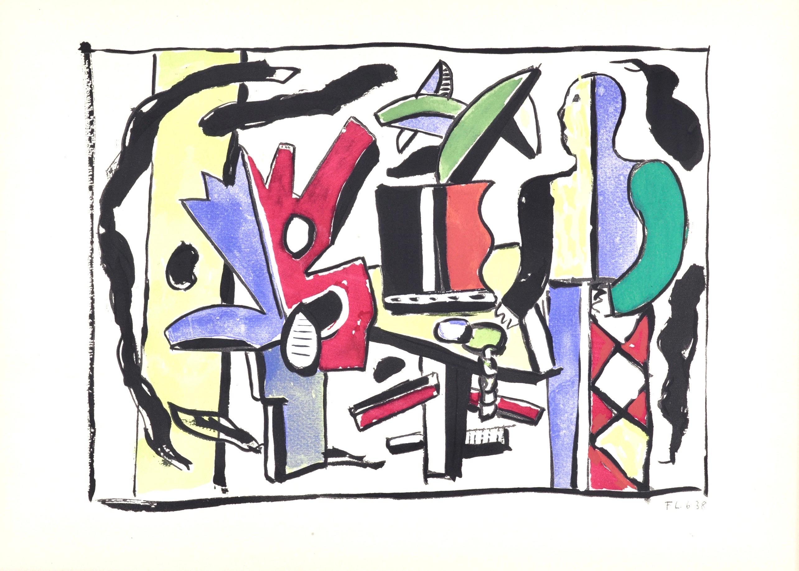 Fernand Léger Abstract Print - Fernand Leger, Untitled, from Twelve Contemporaries, 1959 (after)