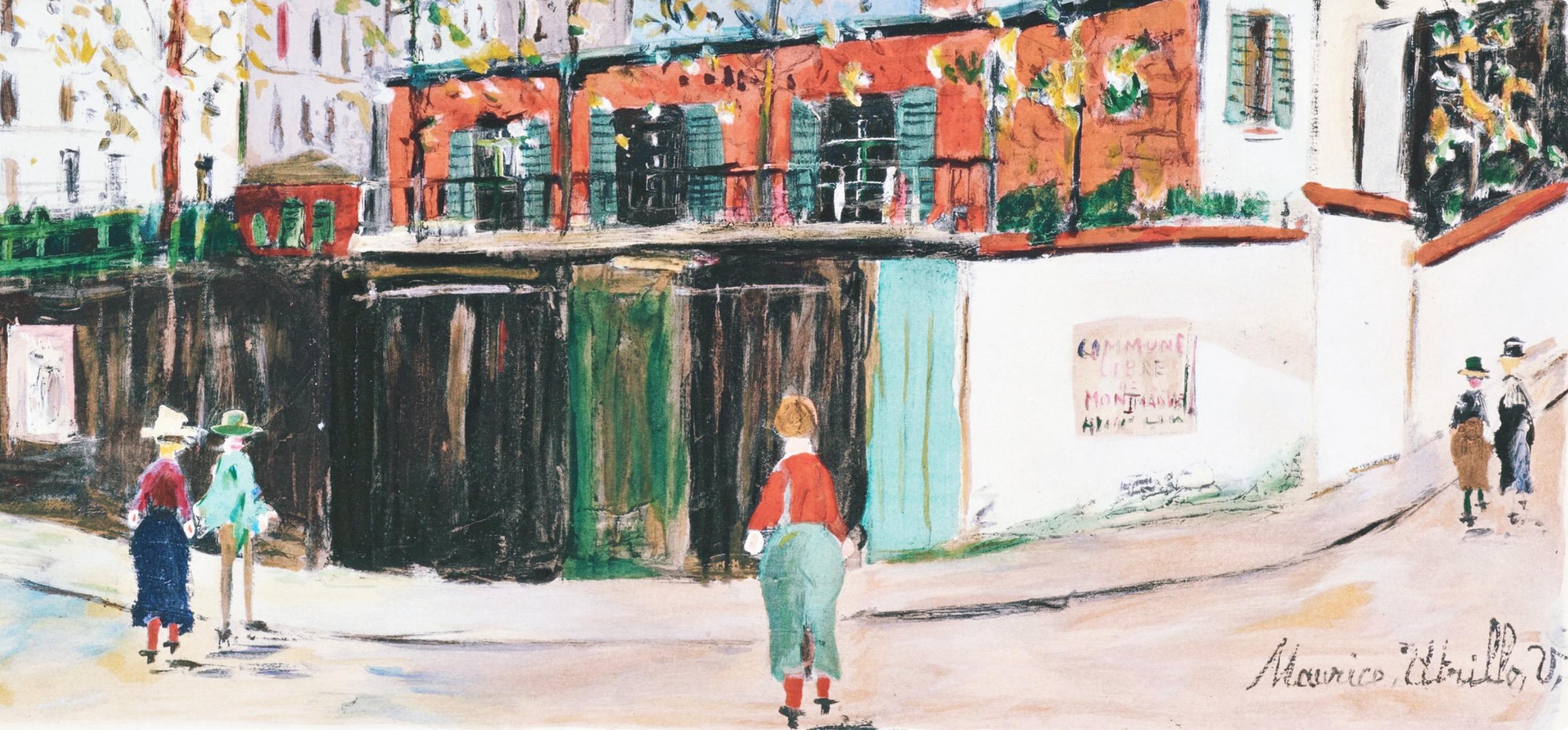 Maurice Utrillo, Montmartre, from Twelve Contemporaries, 1959 (after) For Sale 2