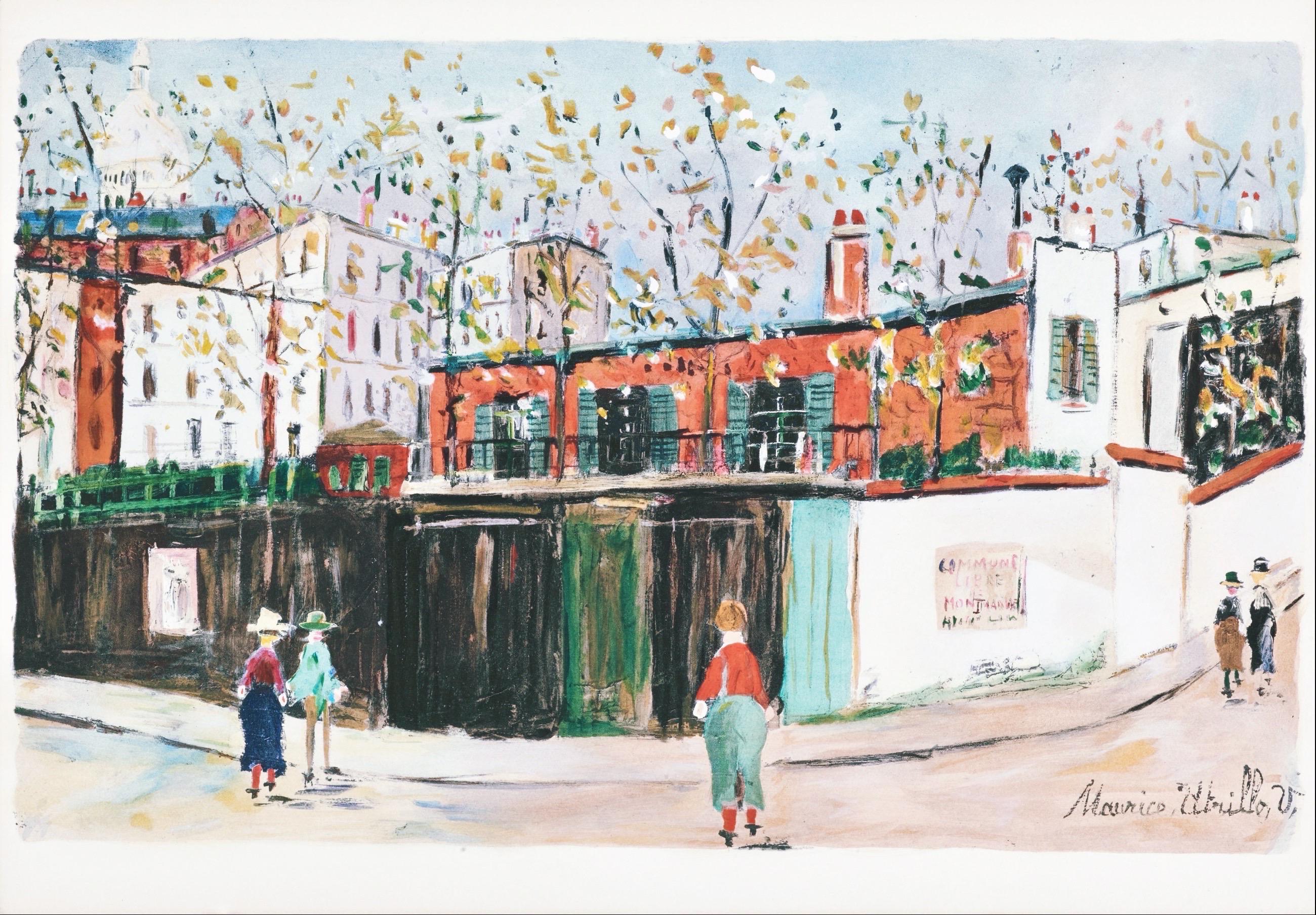 Maurice Utrillo, Montmartre, from Twelve Contemporaries, 1959 (after) For Sale 4