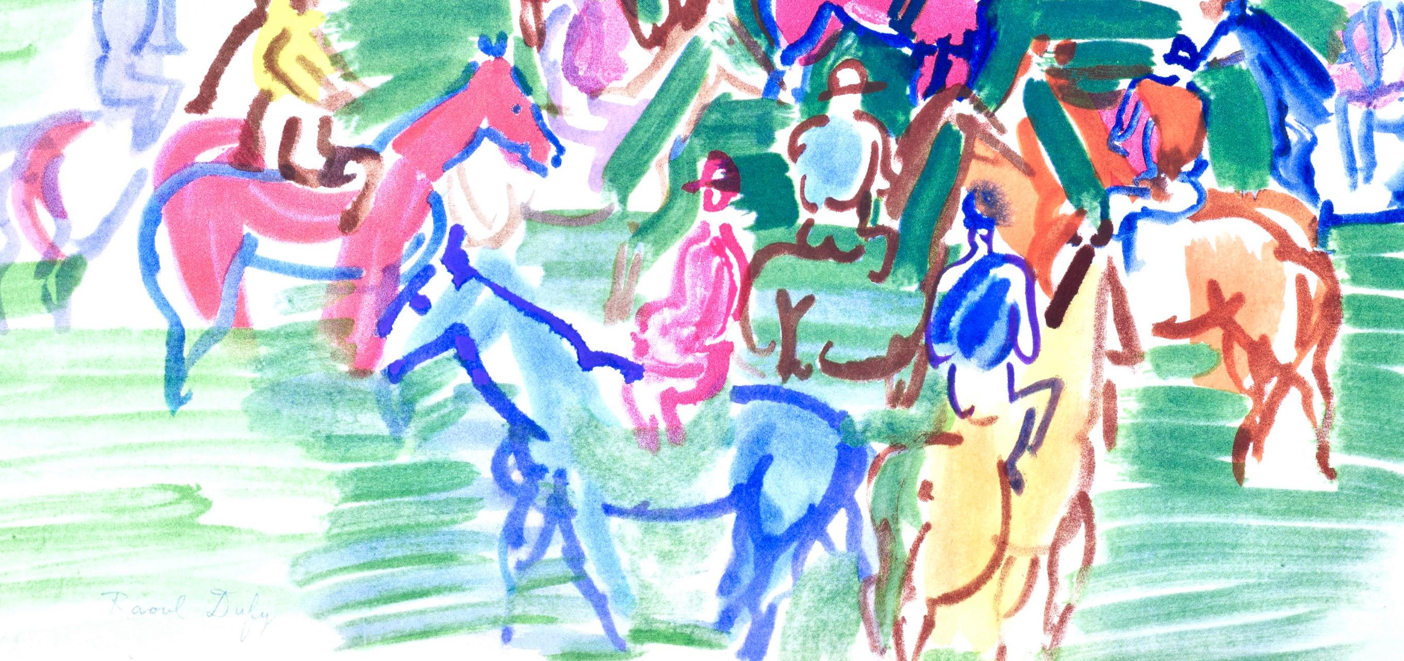 Raoul Dufy, Paddock, from Twelve Contemporaries, 1959 (after) For Sale 2