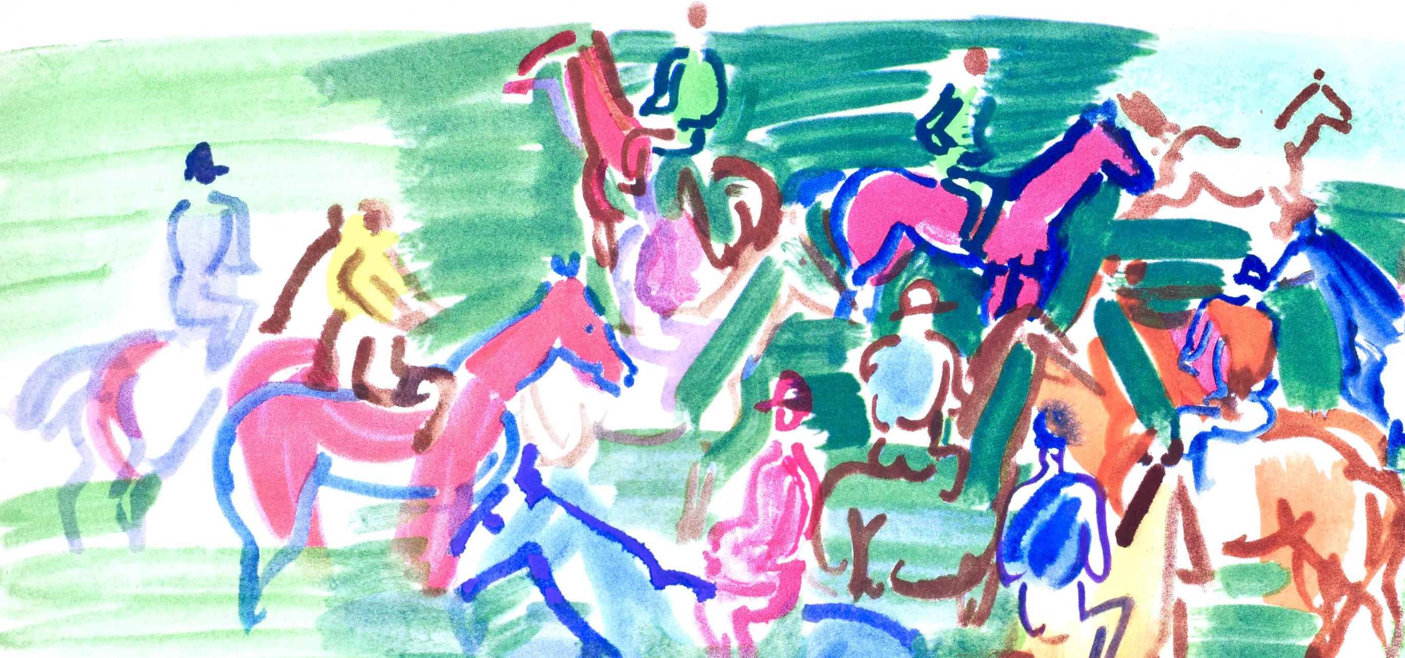 Raoul Dufy, Paddock, from Twelve Contemporaries, 1959 (after) For Sale 1