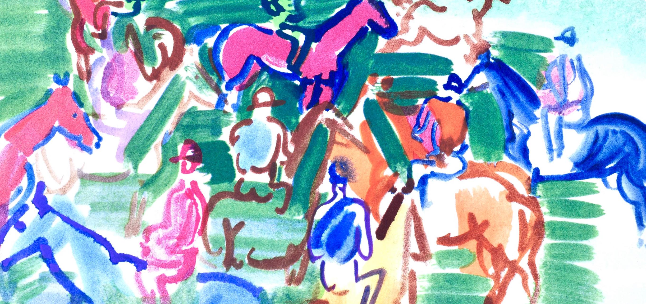 Raoul Dufy, Paddock, from Twelve Contemporaries, 1959 (after) For Sale 3