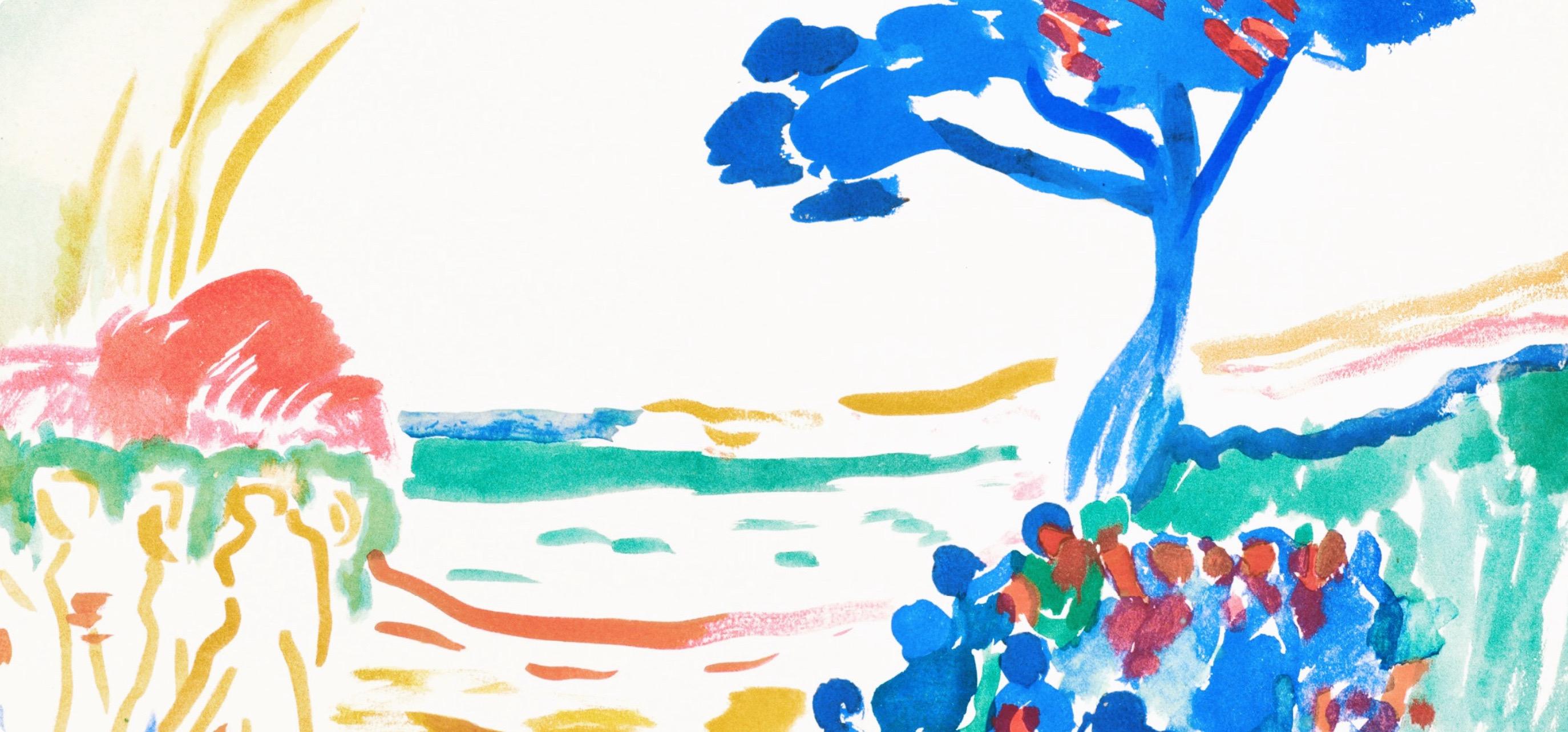 Andre Derain, Landscape of the Blue Tree, Twelve Contemporaries, 1959 (after) - Modern Print by André Derain