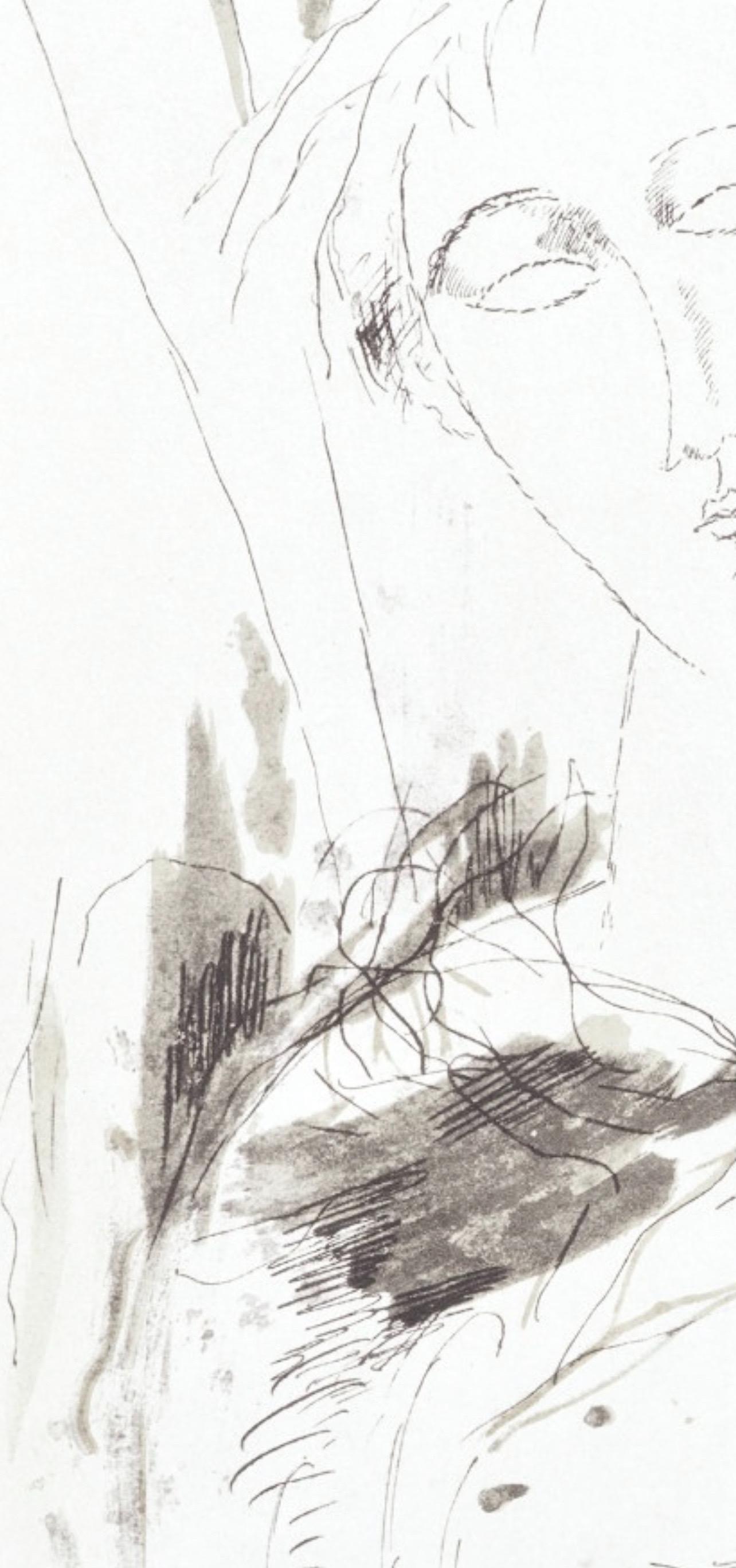 Amedeo Modigliani, Portrait, from Twelve Contemporaries, 1959 (after) For Sale 3