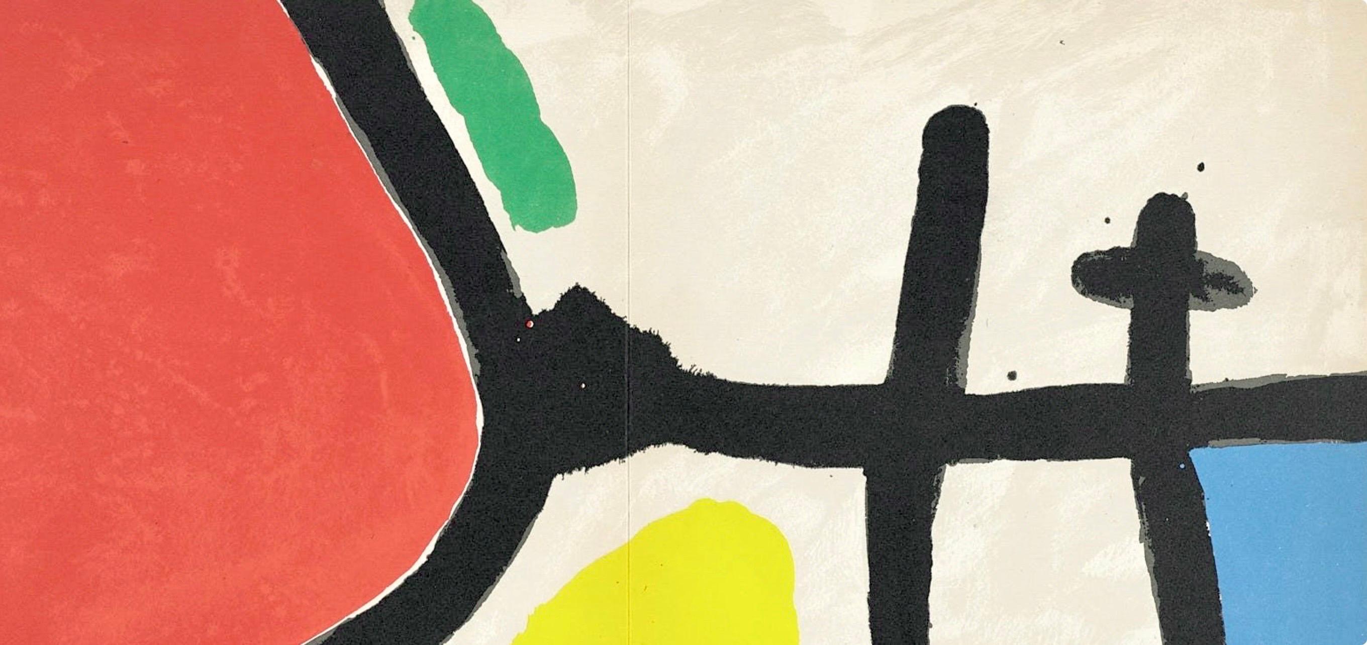 Joan Miro, Untitled, from Tarragona Tapestry, 1972 (after) - Black Landscape Print by Joan Miró