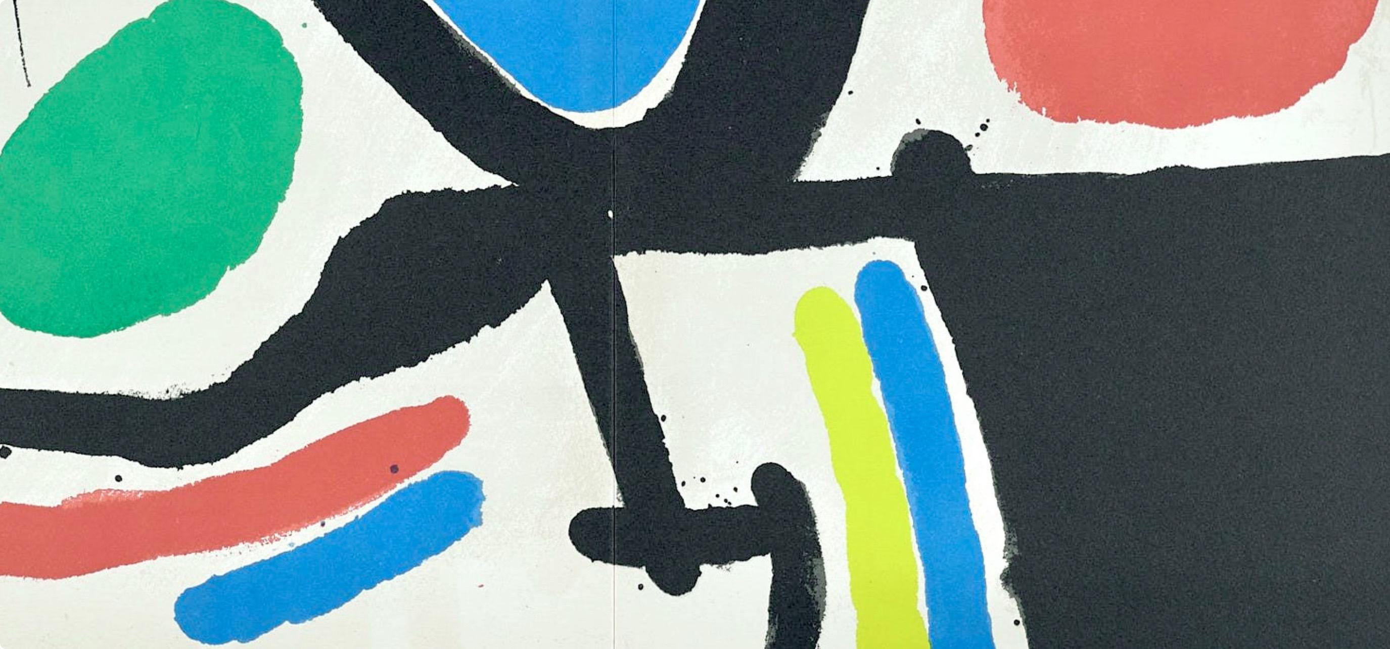 Joan Miro, Untitled, from Tarragona Tapestry, 1972 (after) - Black Landscape Print by Joan Miró