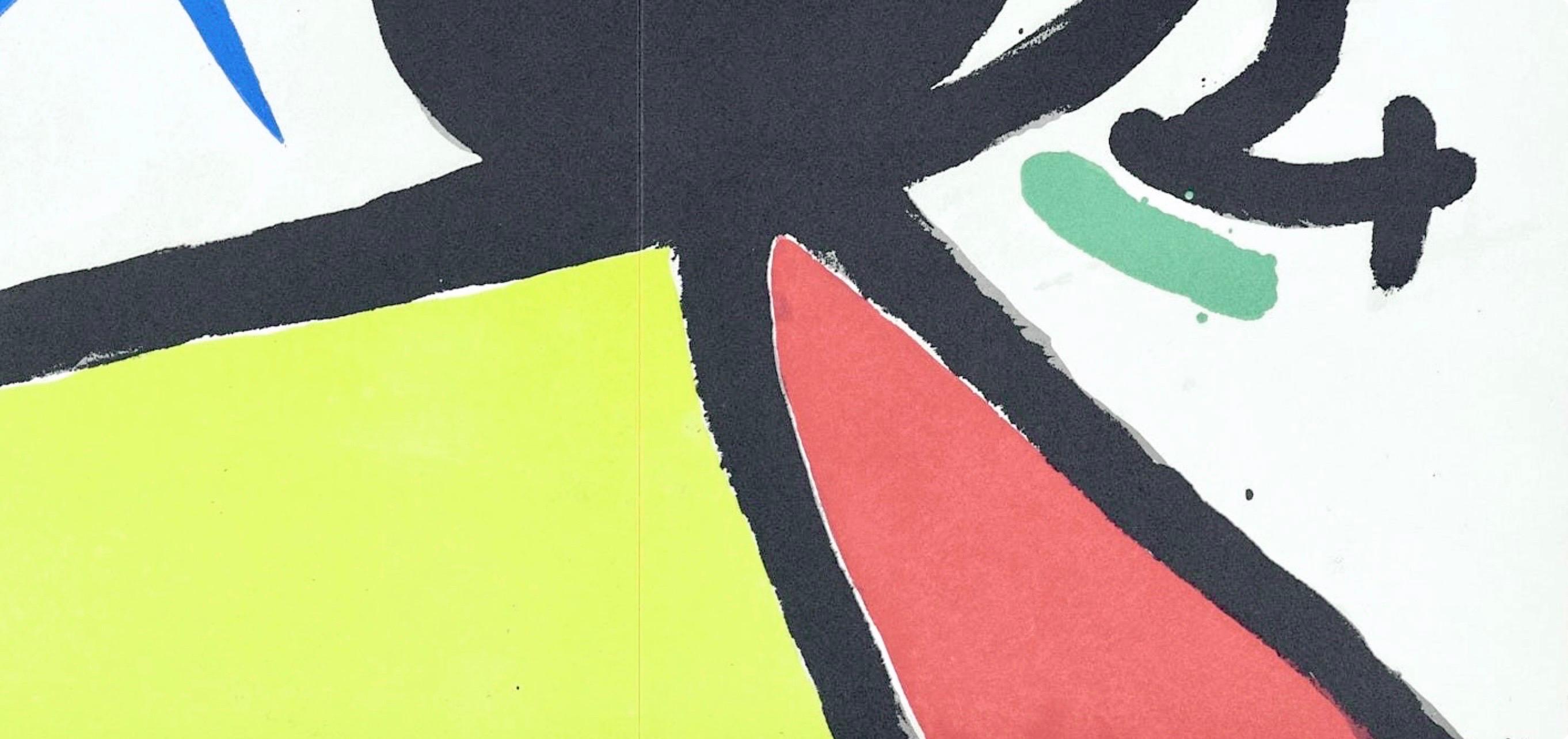 Joan Miro, Untitled, from Tarragona Tapestry, 1972 (after) - Black Landscape Print by Joan Miró