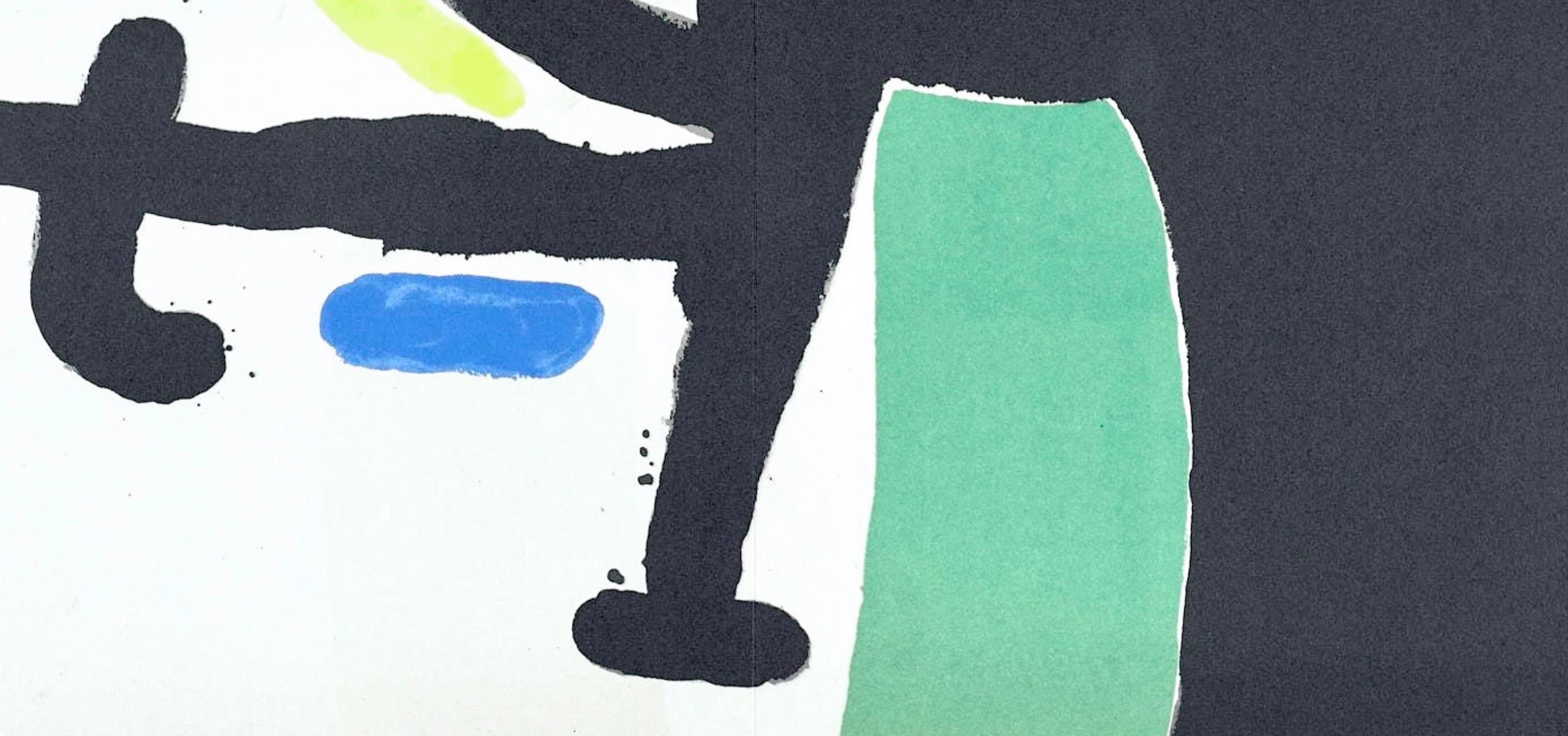 Joan Miro, Untitled, from Tarragona Tapestry, 1972 (after) - Black Landscape Print by Joan Miró