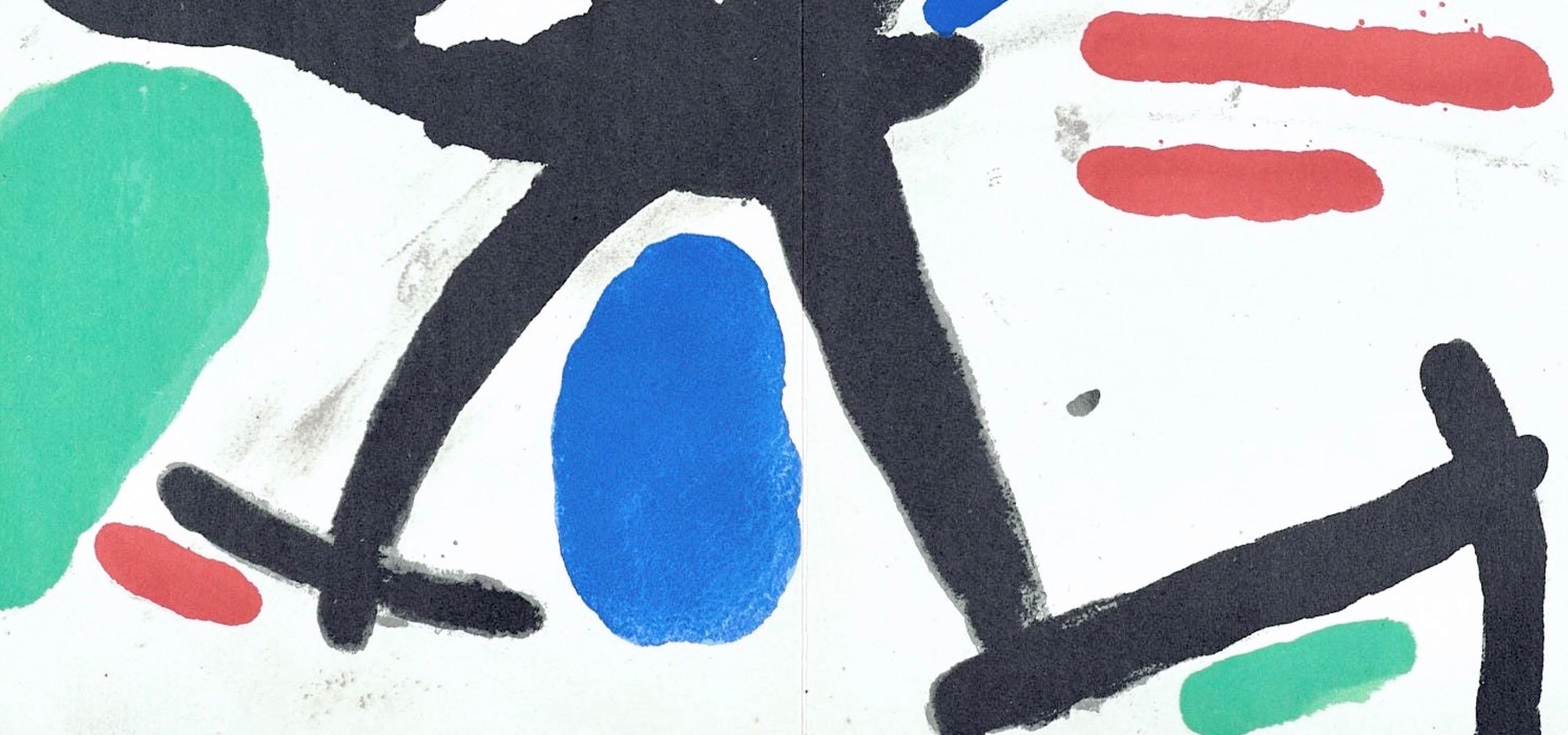 Joan Miro, Untitled, from Tarragona Tapestry, 1972 (after) - Black Landscape Print by Joan Miró