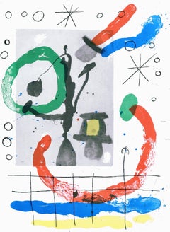 Miró, Komposition (Cramer 102; Mourlot 428-449), Derrière le miroir (nach)
