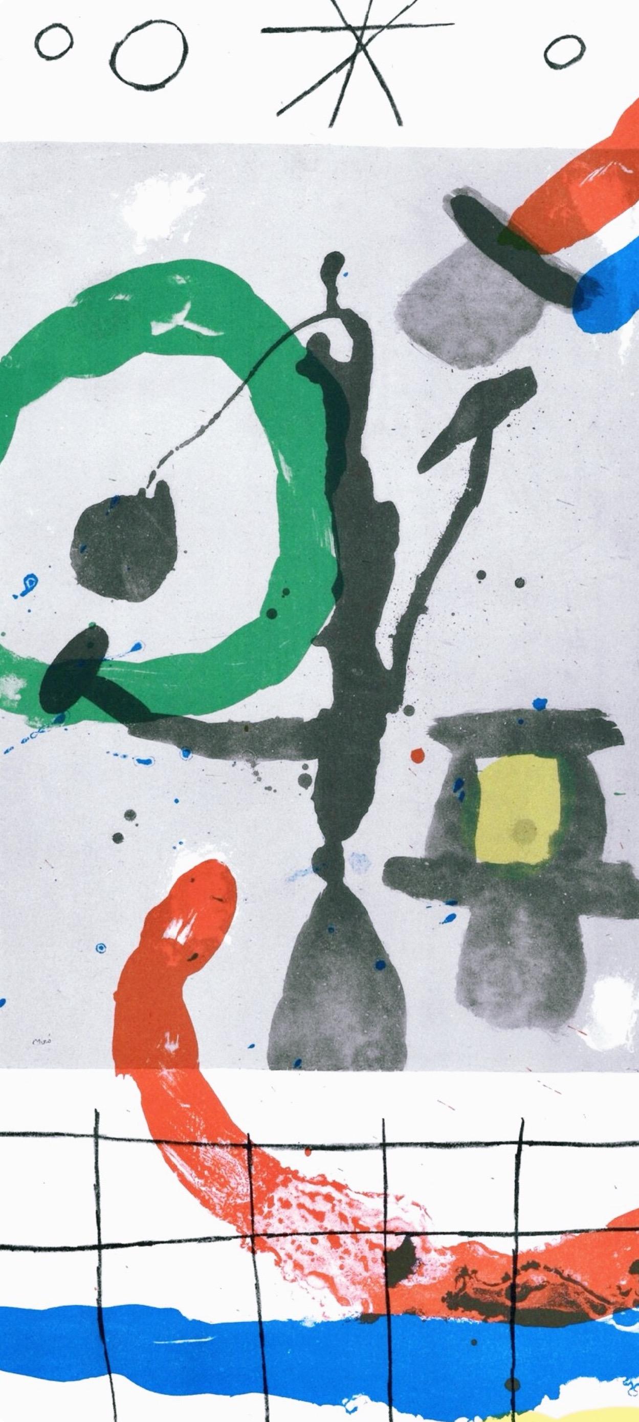 Joan Miro, The Bird and its Nest, from Derriere le miroir, 1965 - Print by Joan Miró