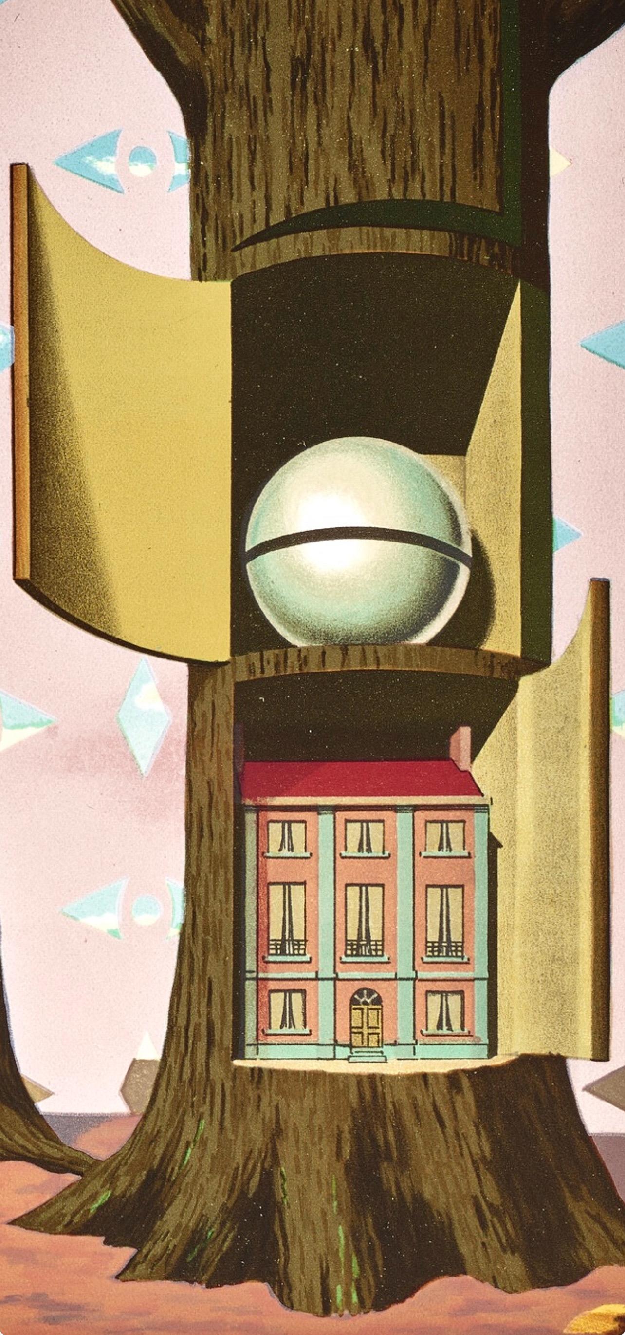 Rene Magritte, On the Shore of the Sea…, 1968 (after) - Surrealist Print by René Magritte