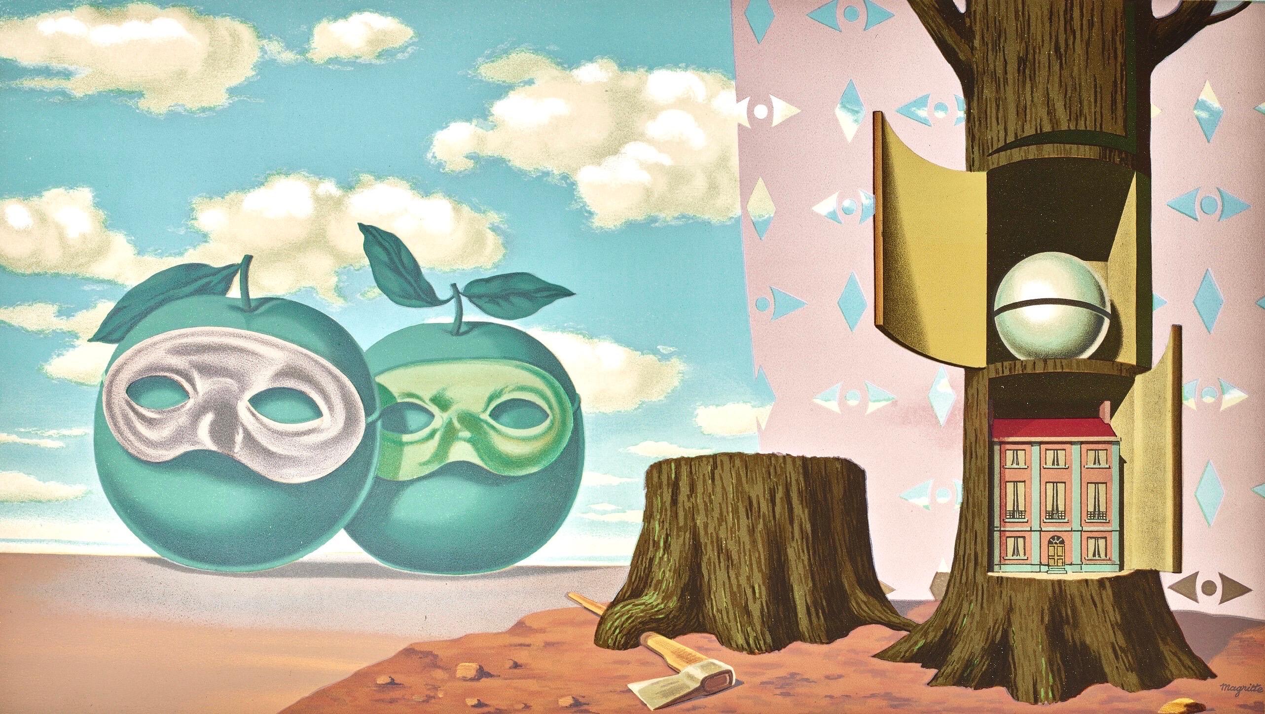 Rene Magritte, On the Shore of the Sea…, 1968 (after)