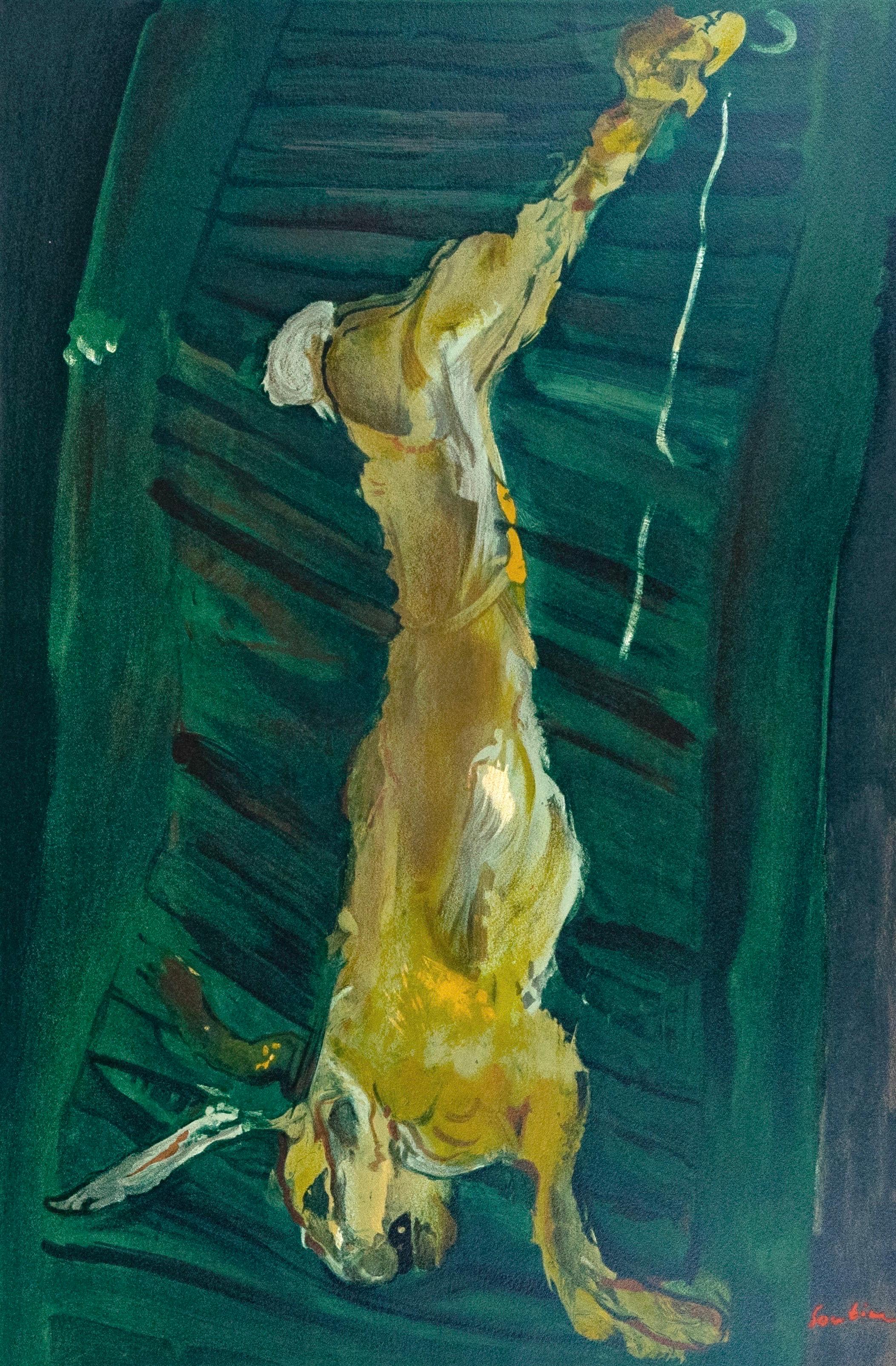 Chaim Soutine, Le lièvre au volet vert, extrait de Soutine, I, 1966 (d'après)