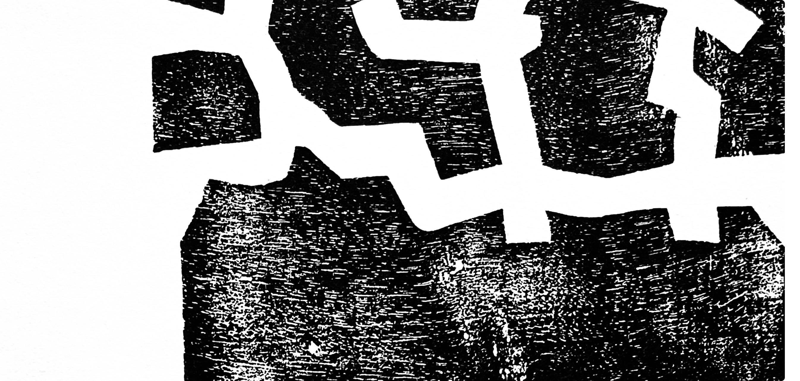 Eduardo Chillida, Untitled, from Derriere le Miroir, 1968 For Sale 3