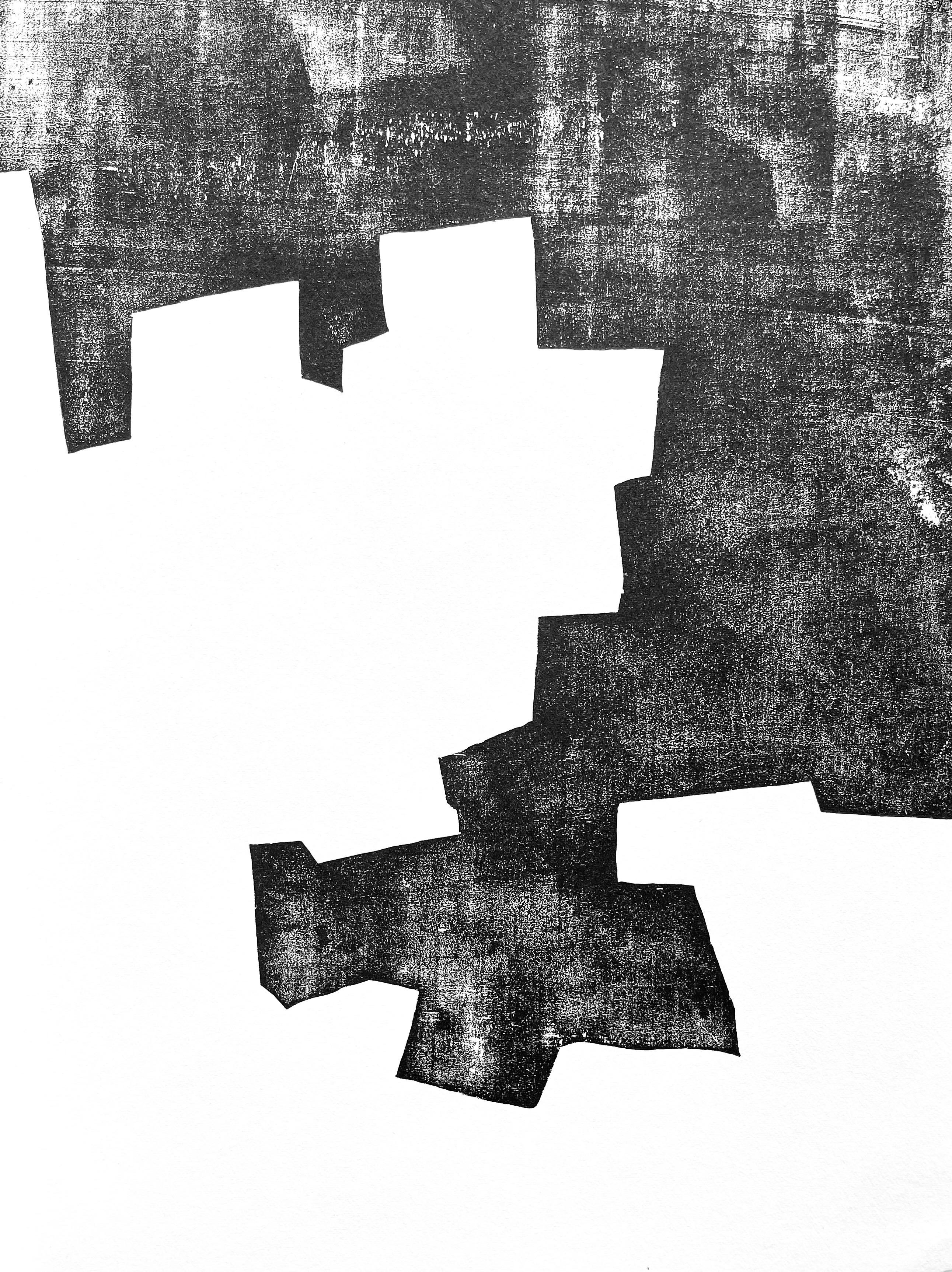 This exquisite woodcut by Eduardo Chillida (1924–2002), titled Sans titre (Untitled), originates from the historic 1968 folio Derriere le Miroir, No. 174. Published by Maeght Editeur, Paris, under the direction of Aime Maeght, and printed by