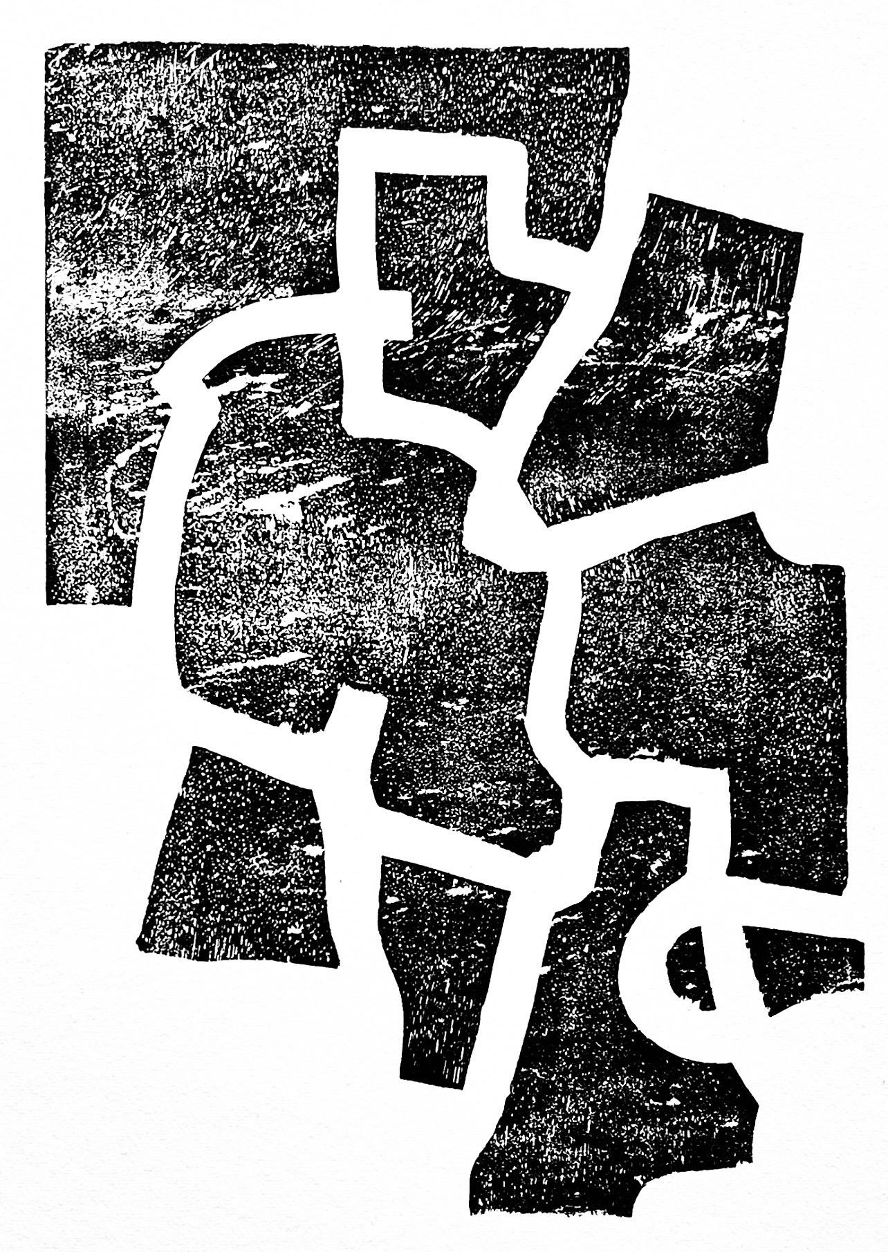 Eduardo Chillida, Untitled, from Derriere le Miroir, 1968