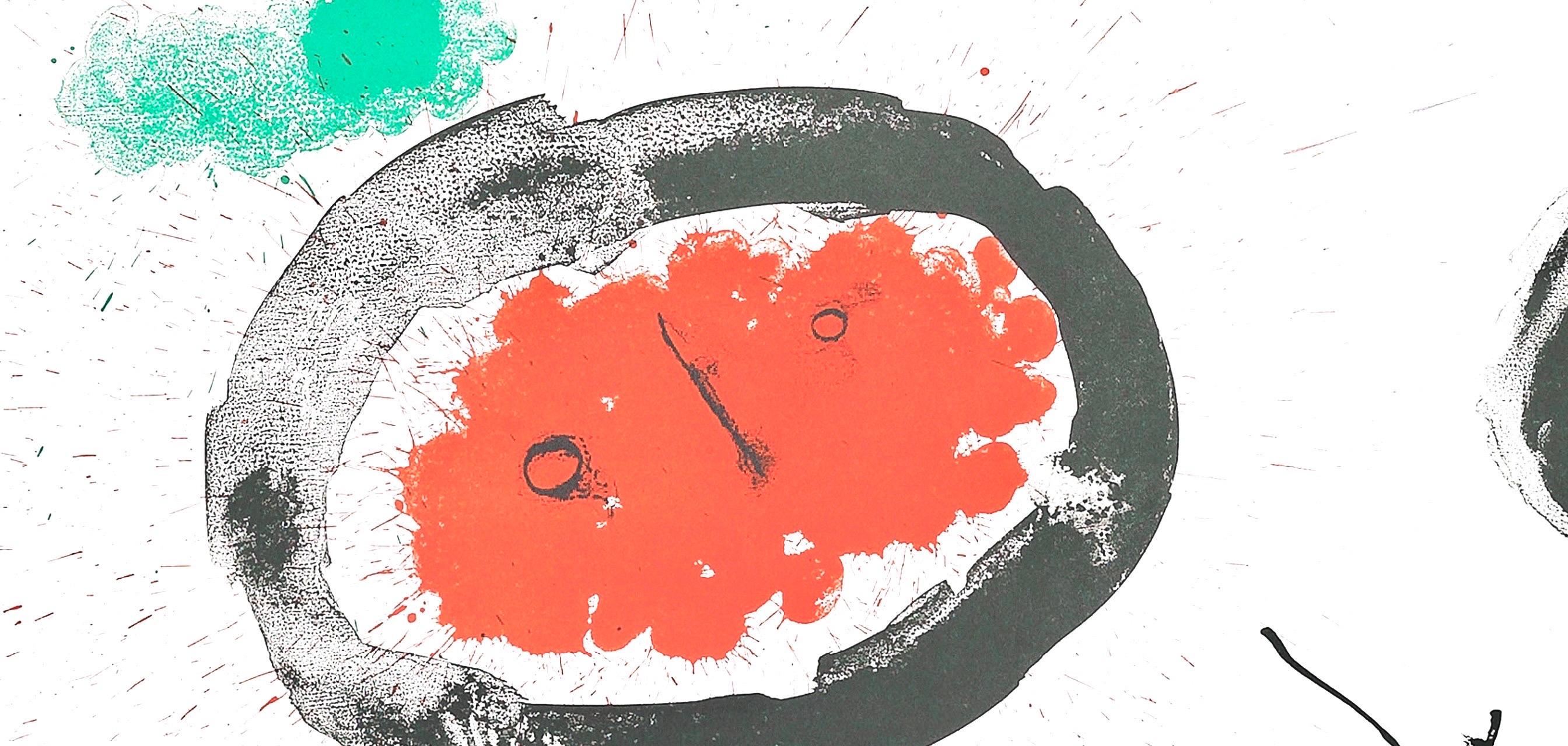 Joan Miro, Star Head, from Derriere le miroir, 1961 - Print by Joan Miró