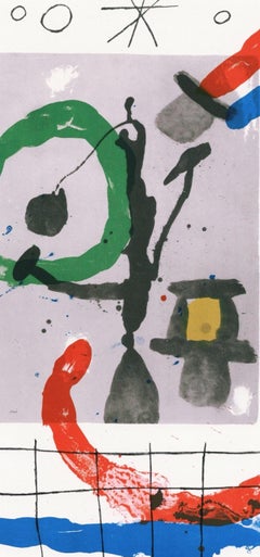 Joan Miro, The Bird and its Nest, from Derriere le miroir, 1965