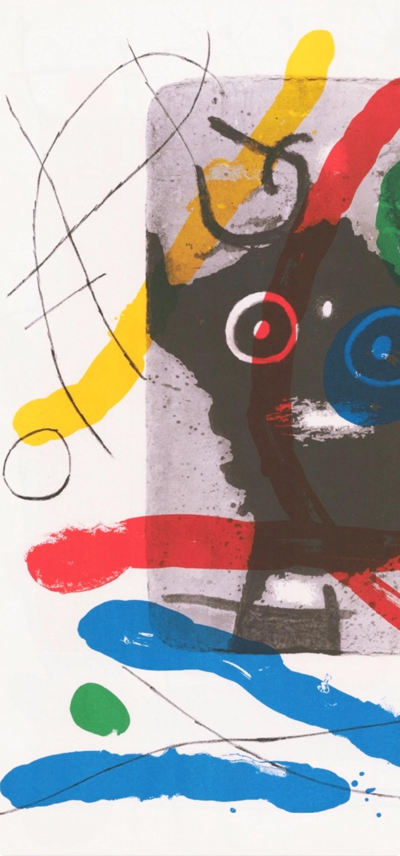 Miró, Composition (Cramer 102 ; Mourlot 428-449), Derrière le miroir (d'après) - Surréalisme Print par Joan Miró