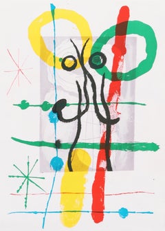 Miró, Composición (Cramer 102; Mourlot 428-449), Derrière le miroir (después de)