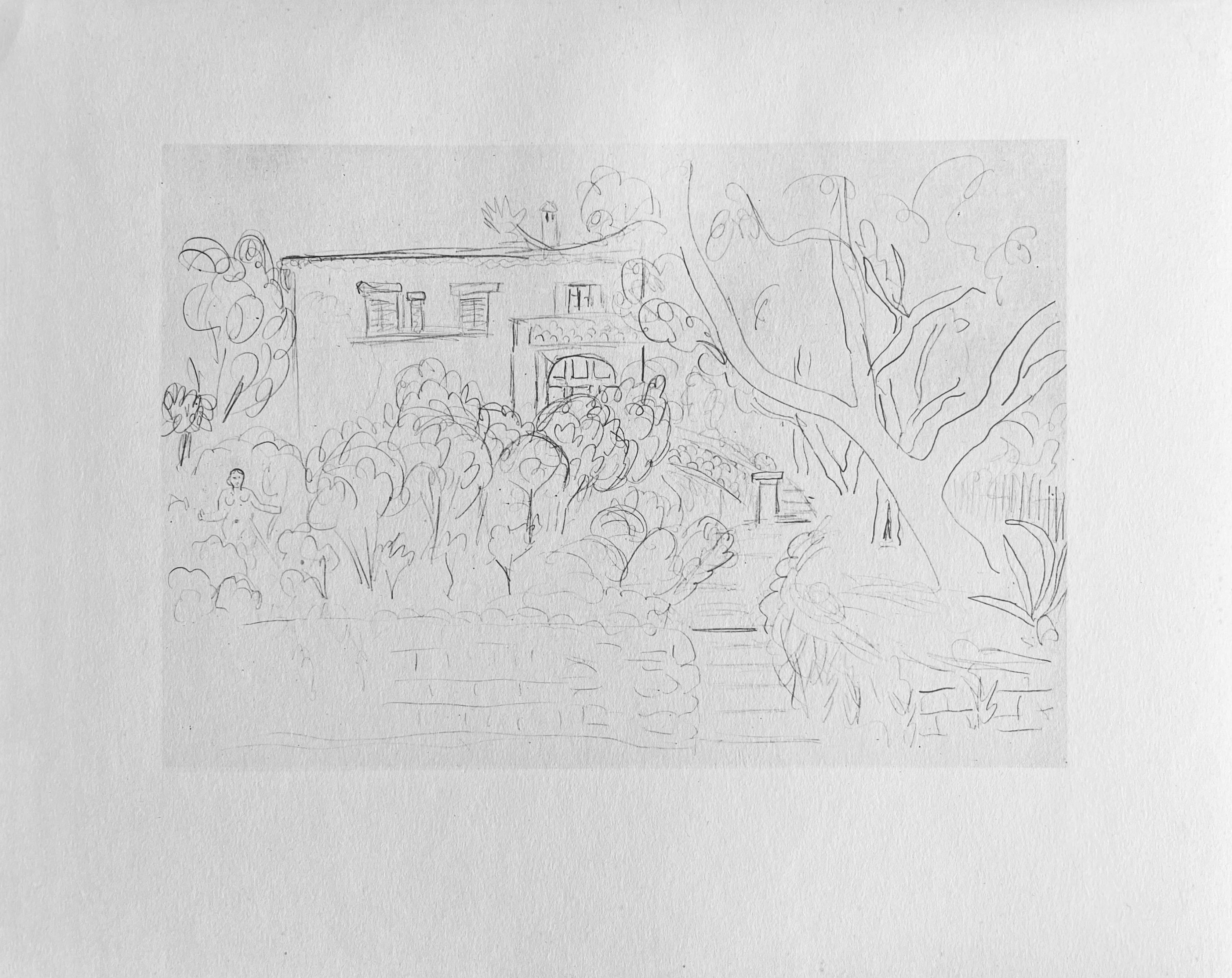 Henri Matisse, Crayon, from Drawings by Henri Matisse, 1925 (after) For Sale 3