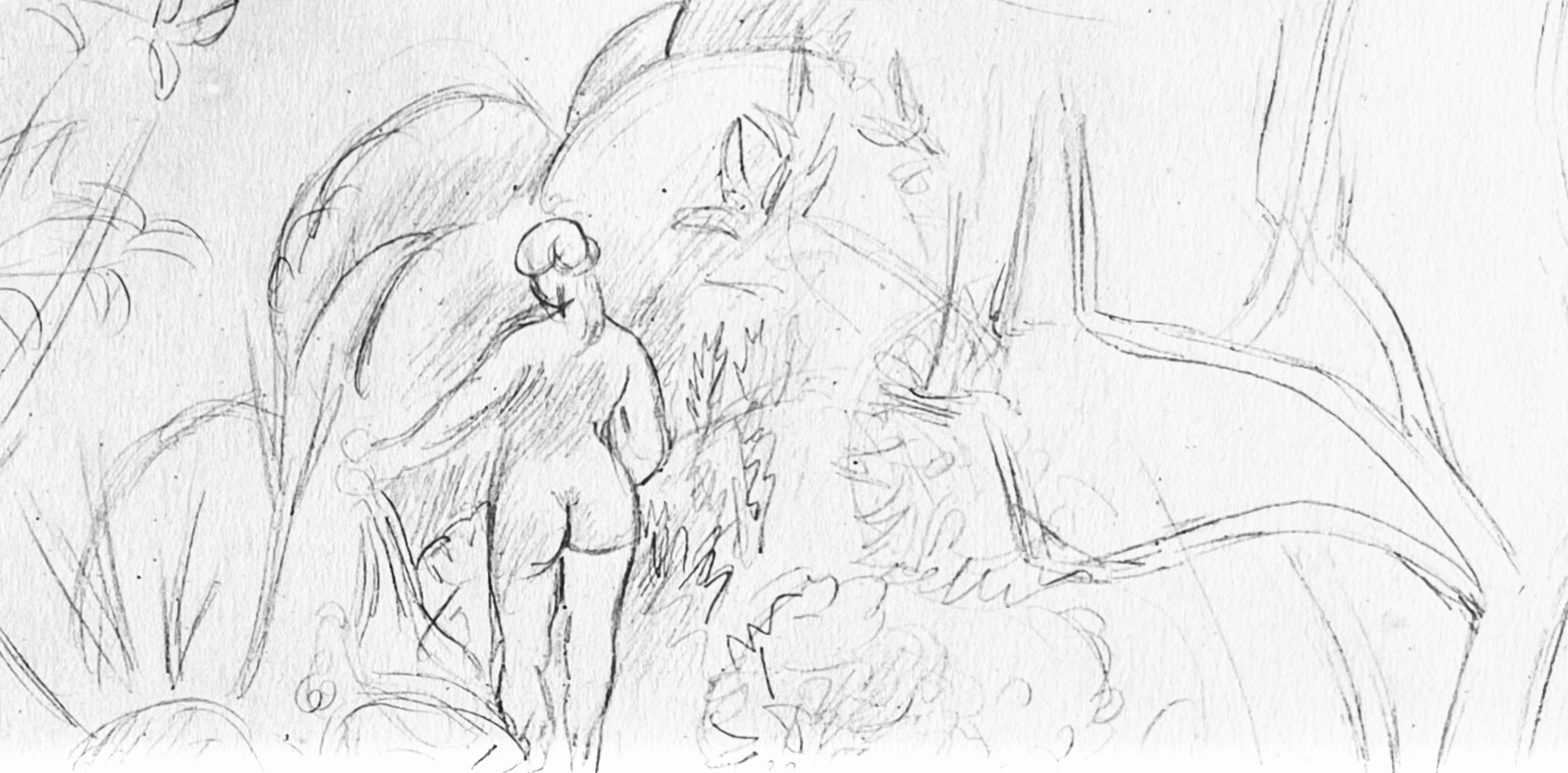 Matisse, Crayon, Dessins d'Henri-Matisse (après) - Moderne Print par Henri Matisse