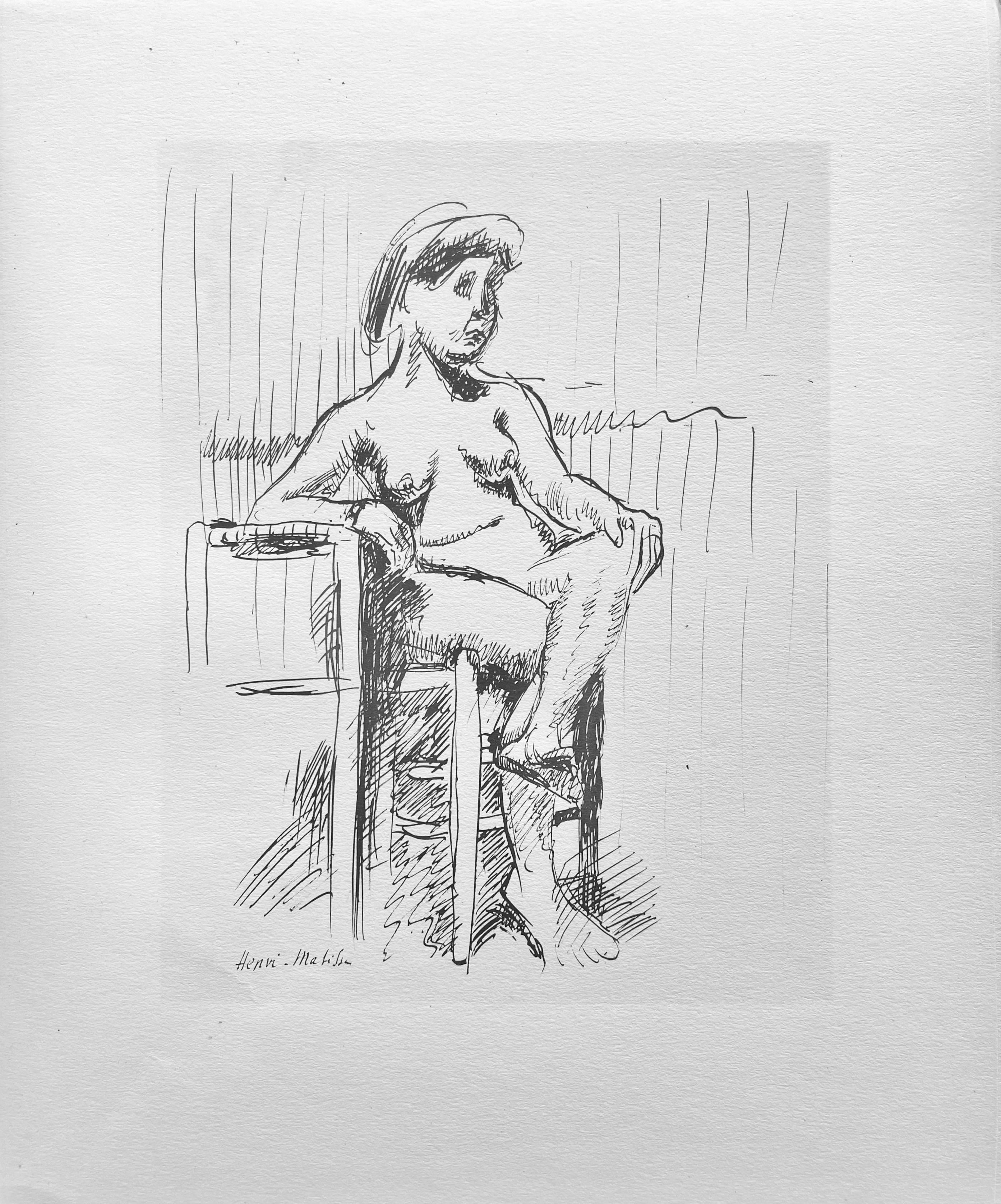 Henri Matisse, Plume, from Drawings by Henri Matisse, 1925 (after) For Sale 4