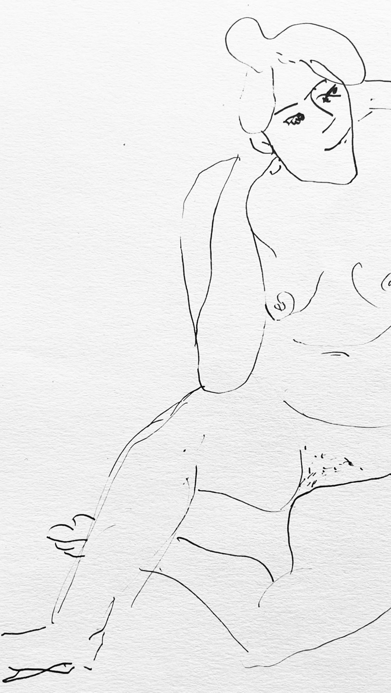 Matisse, Plume, Dessins de Henri-Matisse (d'après) - Print de Henri Matisse