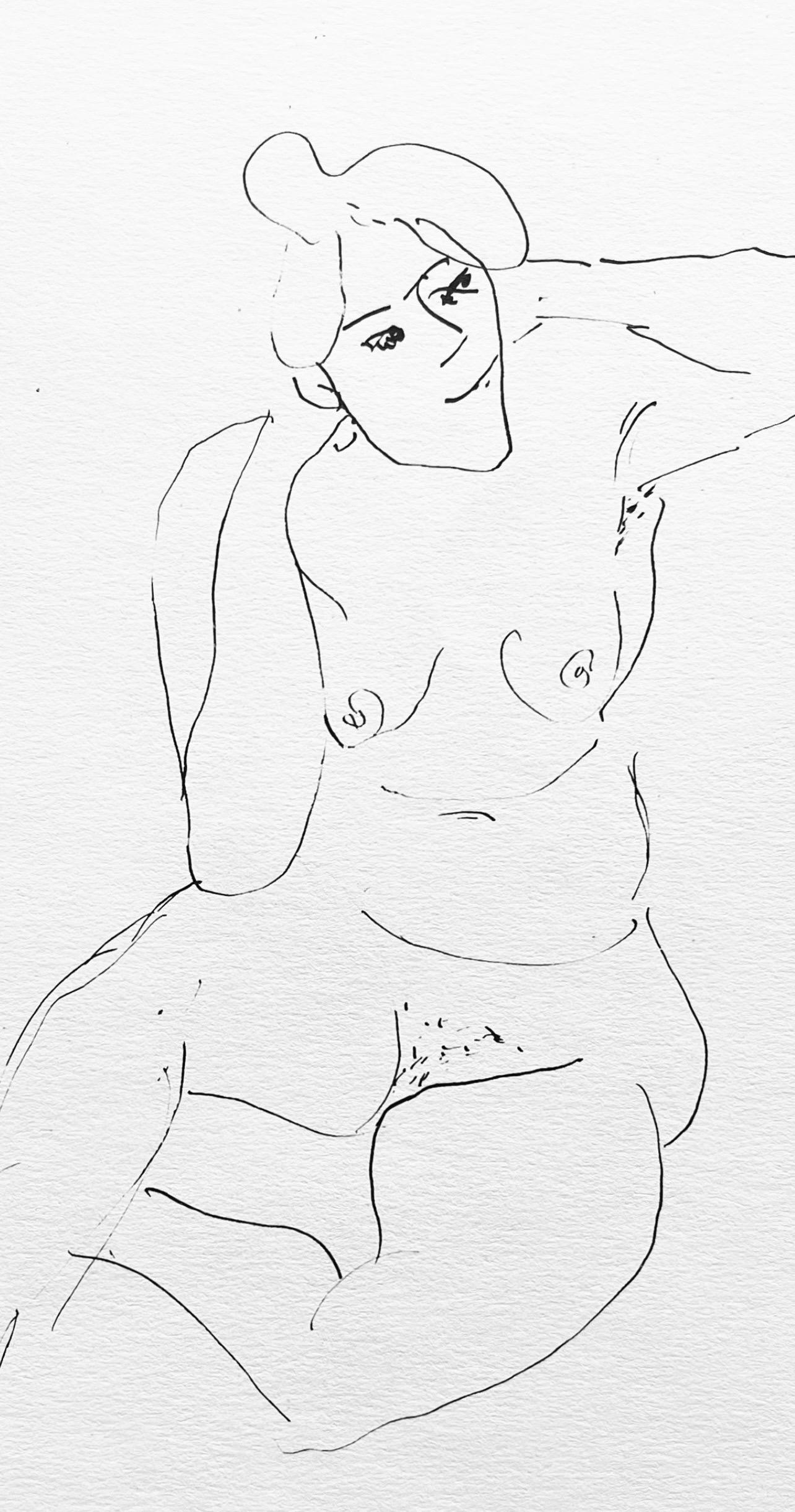 Matisse, Plume, Dessins de Henri-Matisse (d'après) - Moderne Print par Henri Matisse