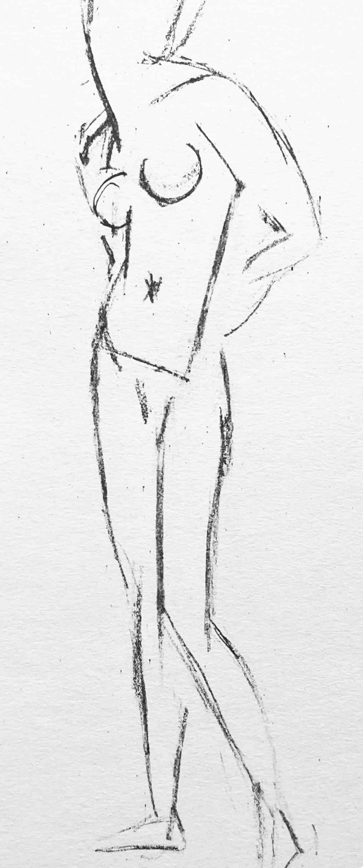 Matisse, Crayon, Dessins d'Henri-Matisse (après) - Moderne Print par Henri Matisse