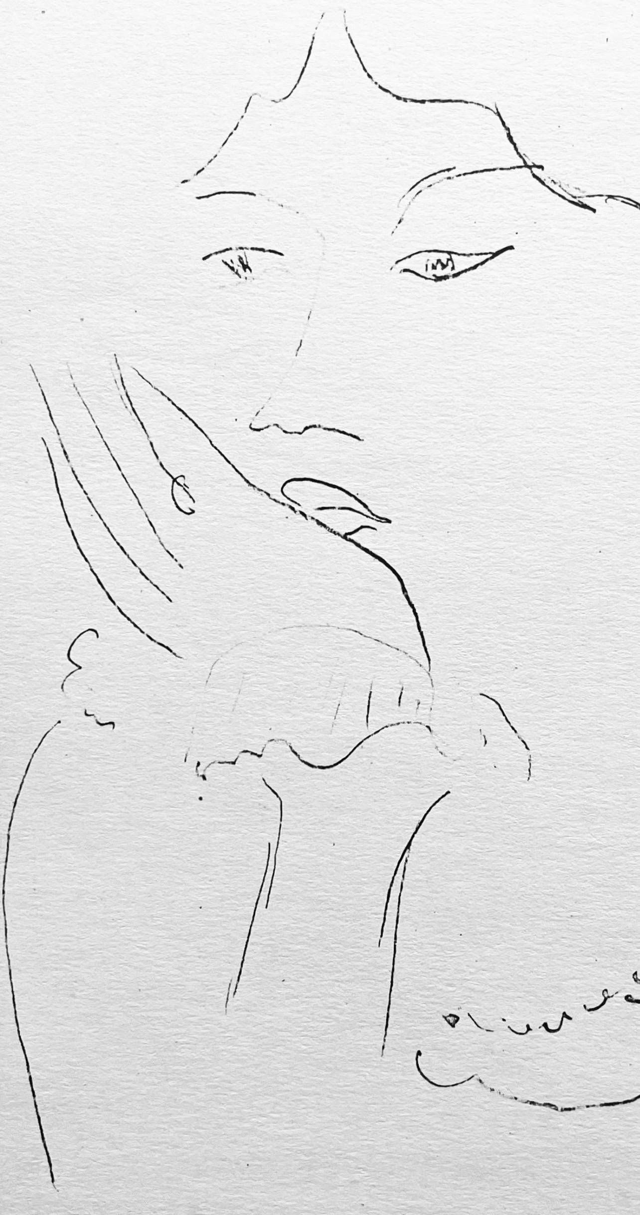 Henri Matisse, Crayon, from Drawings by Henri Matisse, 1925 (after) For Sale 2