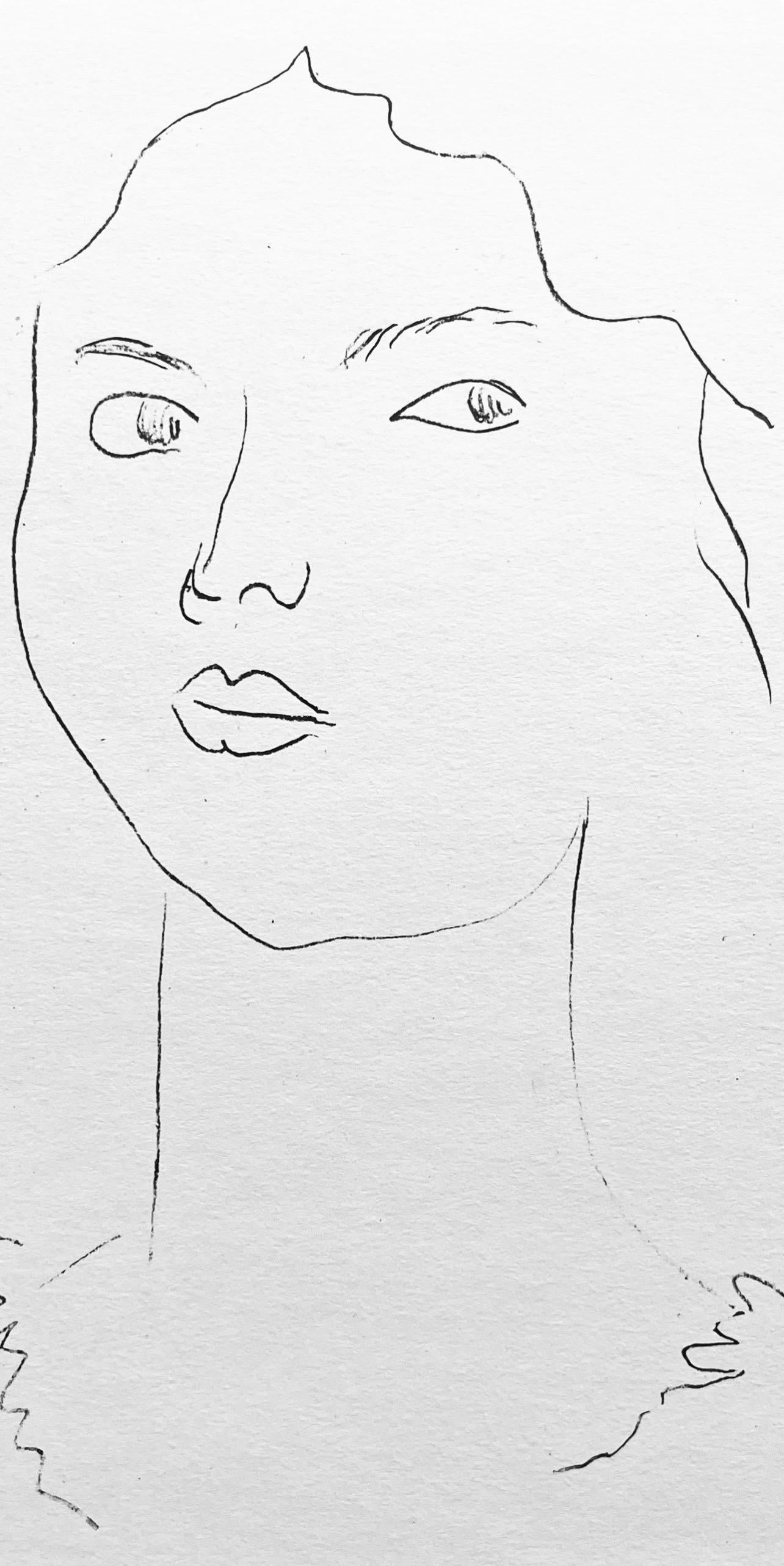 Matisse, Crayon, Dessins d'Henri-Matisse (après) - Print de Henri Matisse