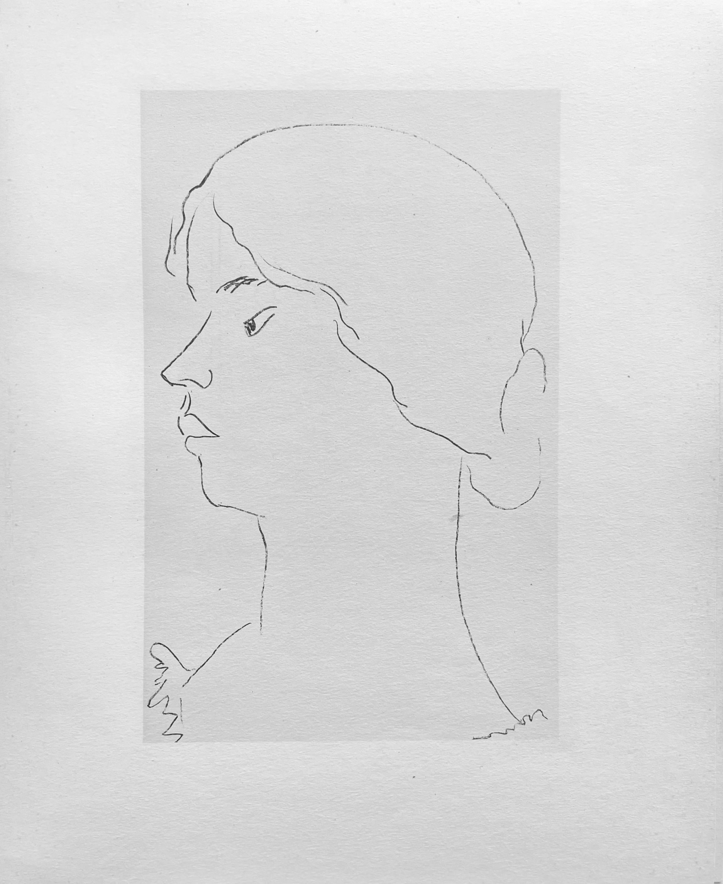 Henri Matisse, Crayon, from Drawings by Henri Matisse, 1925 (after) For Sale 3