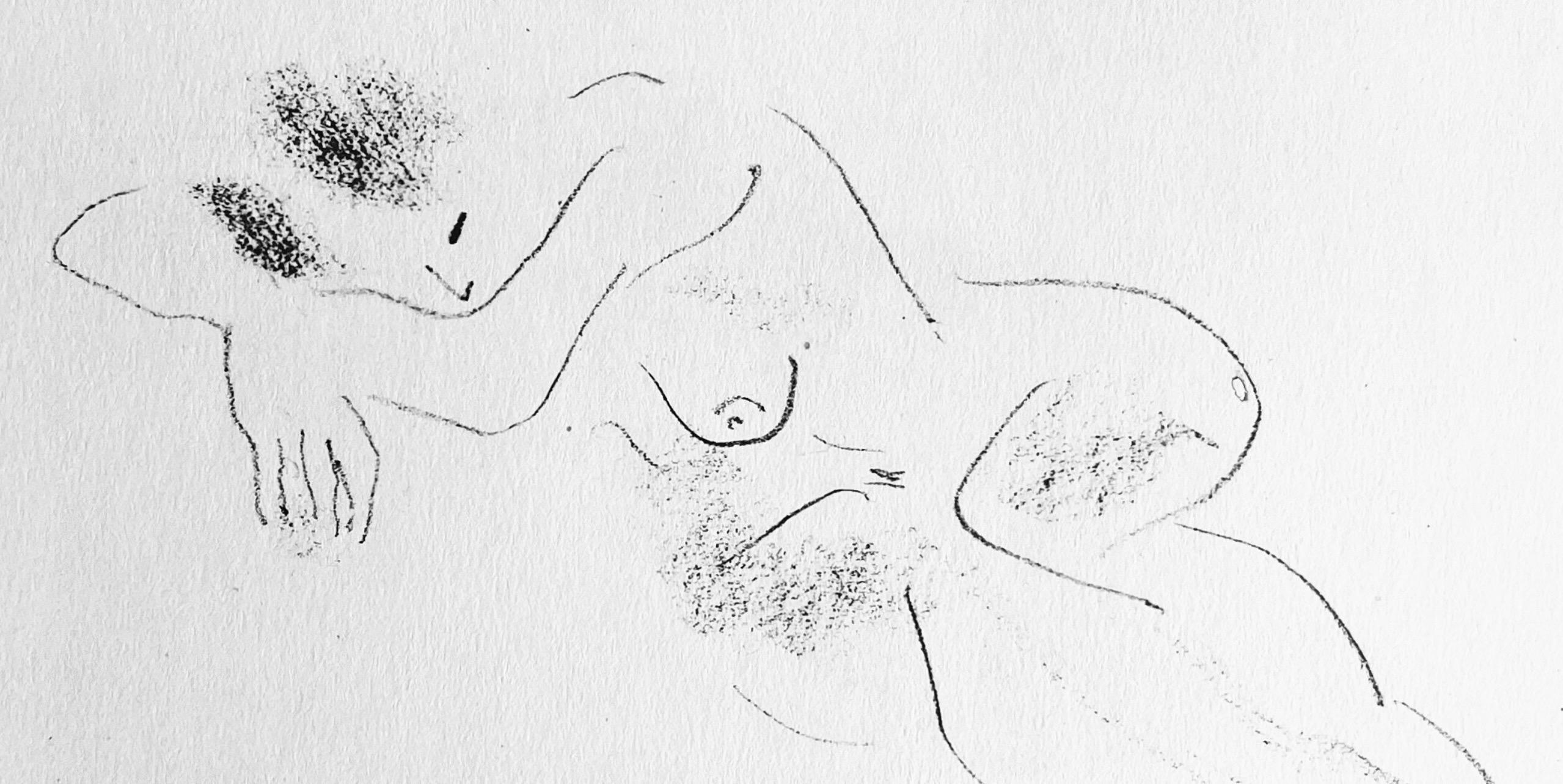 Matisse, Crayon, Dessins d'Henri-Matisse (après) - Print de Henri Matisse