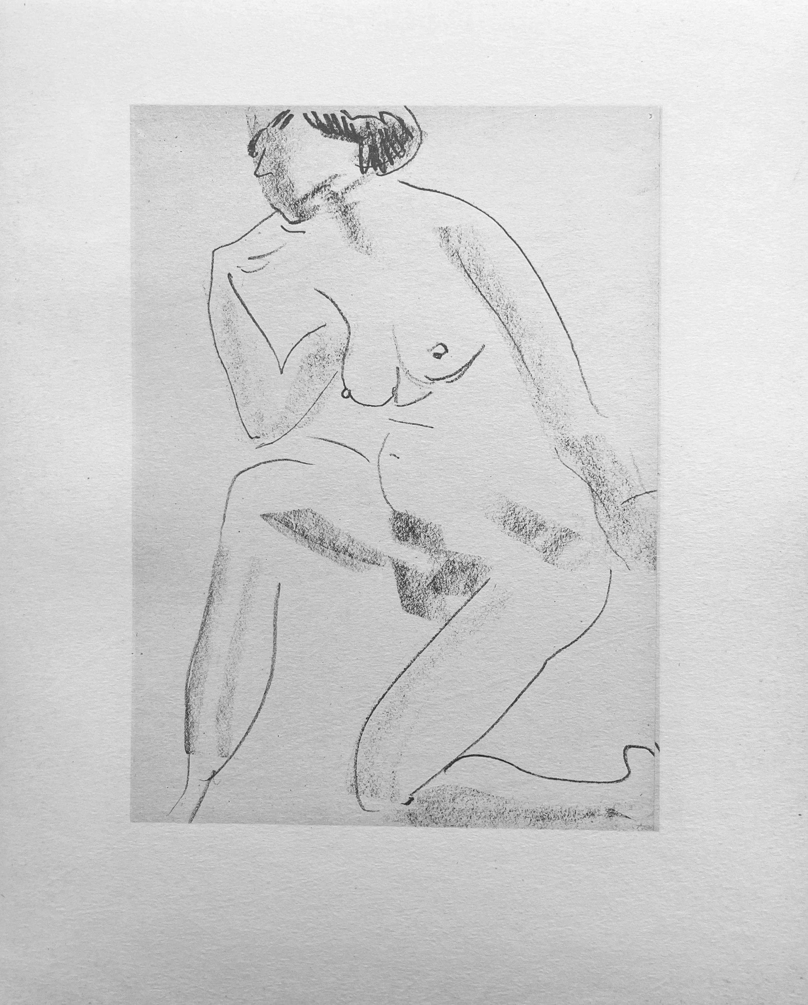 Henri Matisse, Fusain, from Drawings by Henri Matisse, 1925 (after) For Sale 3