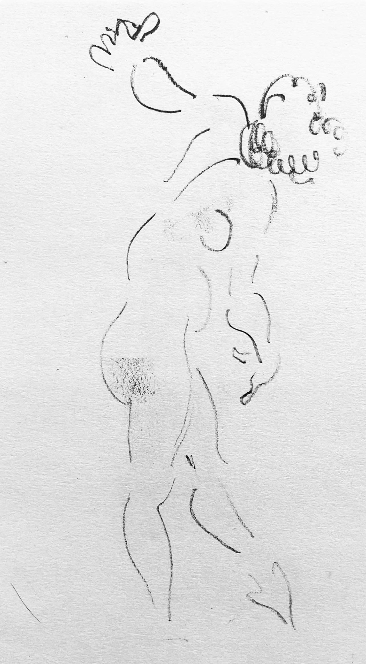 Henri Matisse, Crayon, from Drawings by Henri Matisse, 1925 (after) For Sale 1