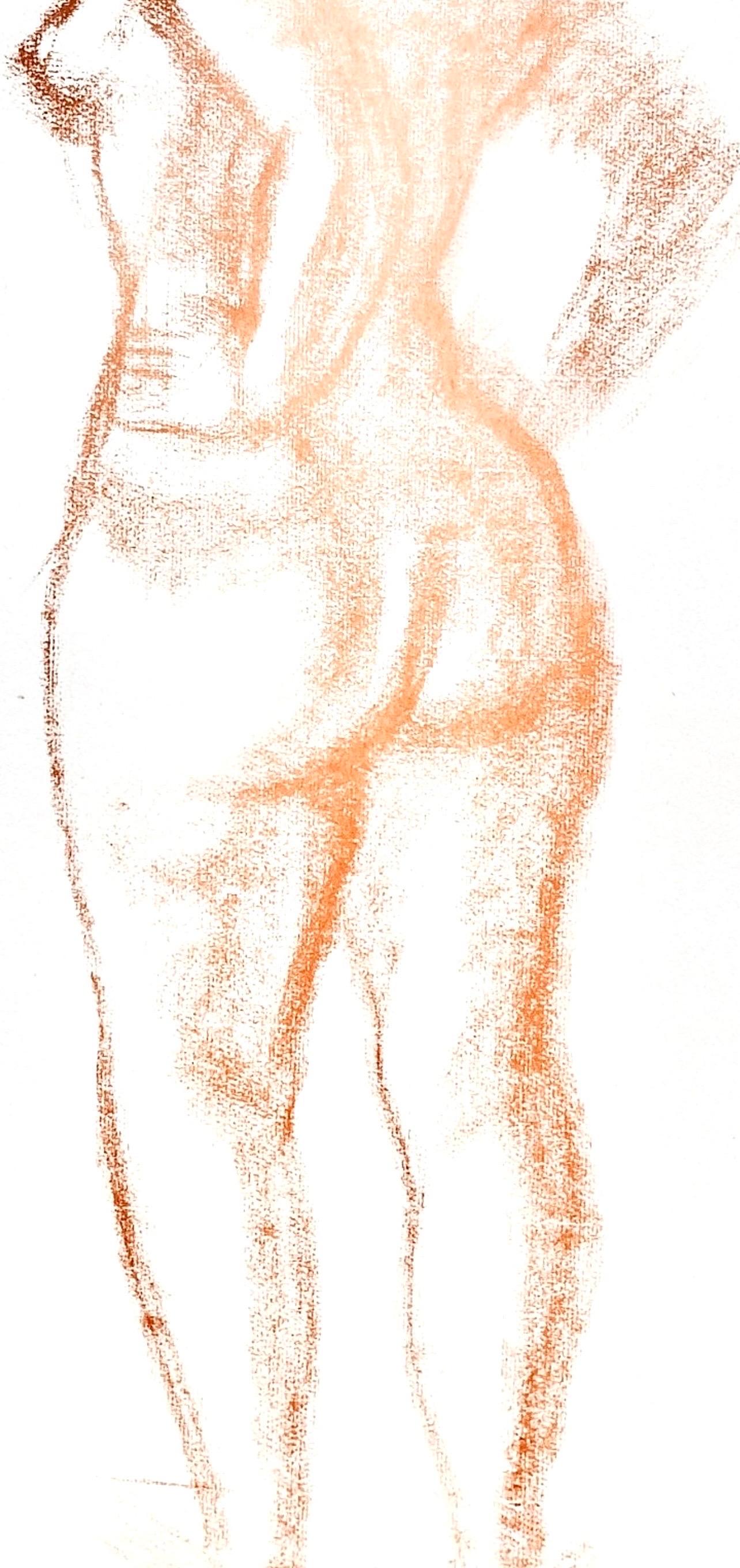 Andre Derain, Untitled, from Derriere le miroir, 1957 (after) - Gray Figurative Print by André Derain