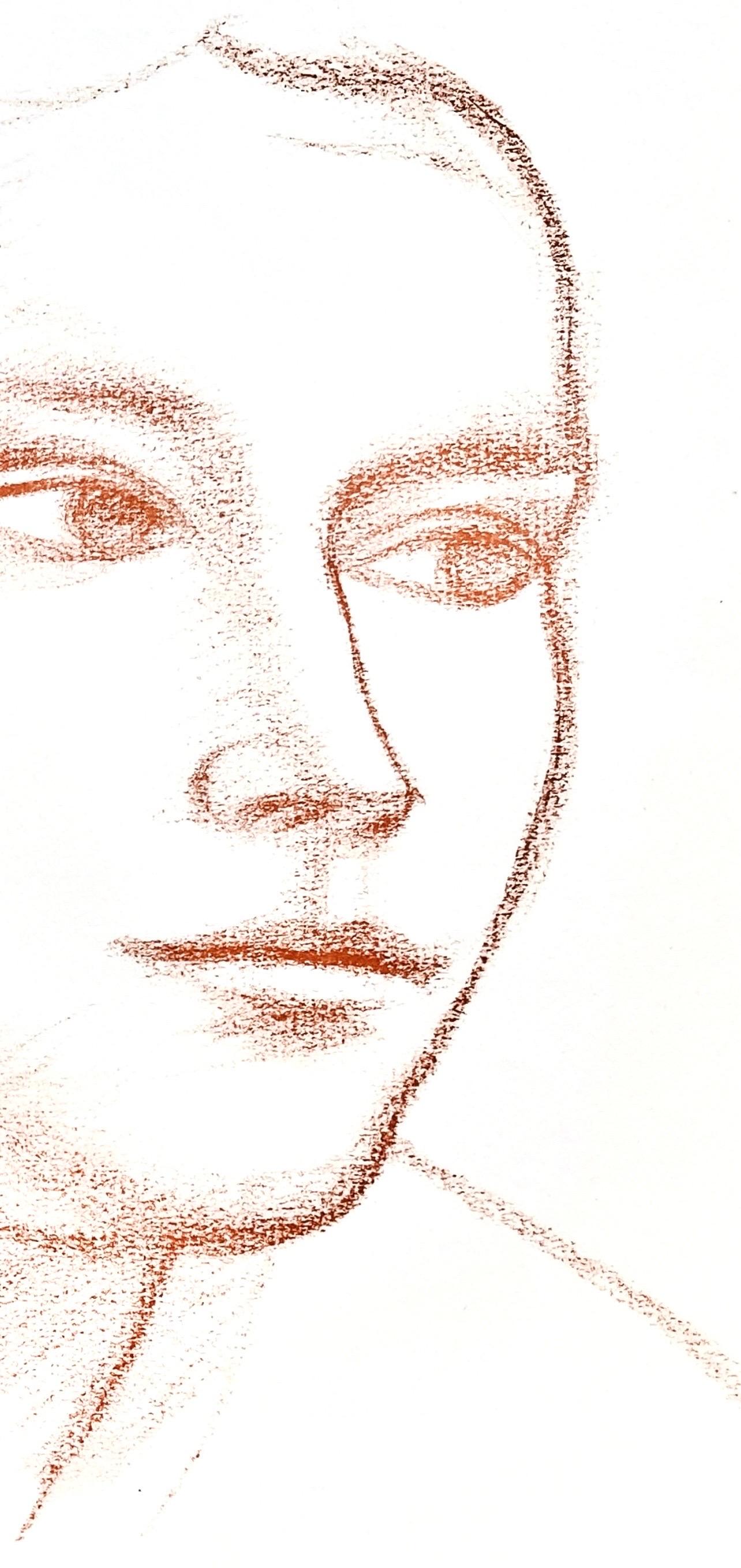 Andre Derain, Untitled, from Derriere le miroir, 1957 (after) - Gray Abstract Print by André Derain