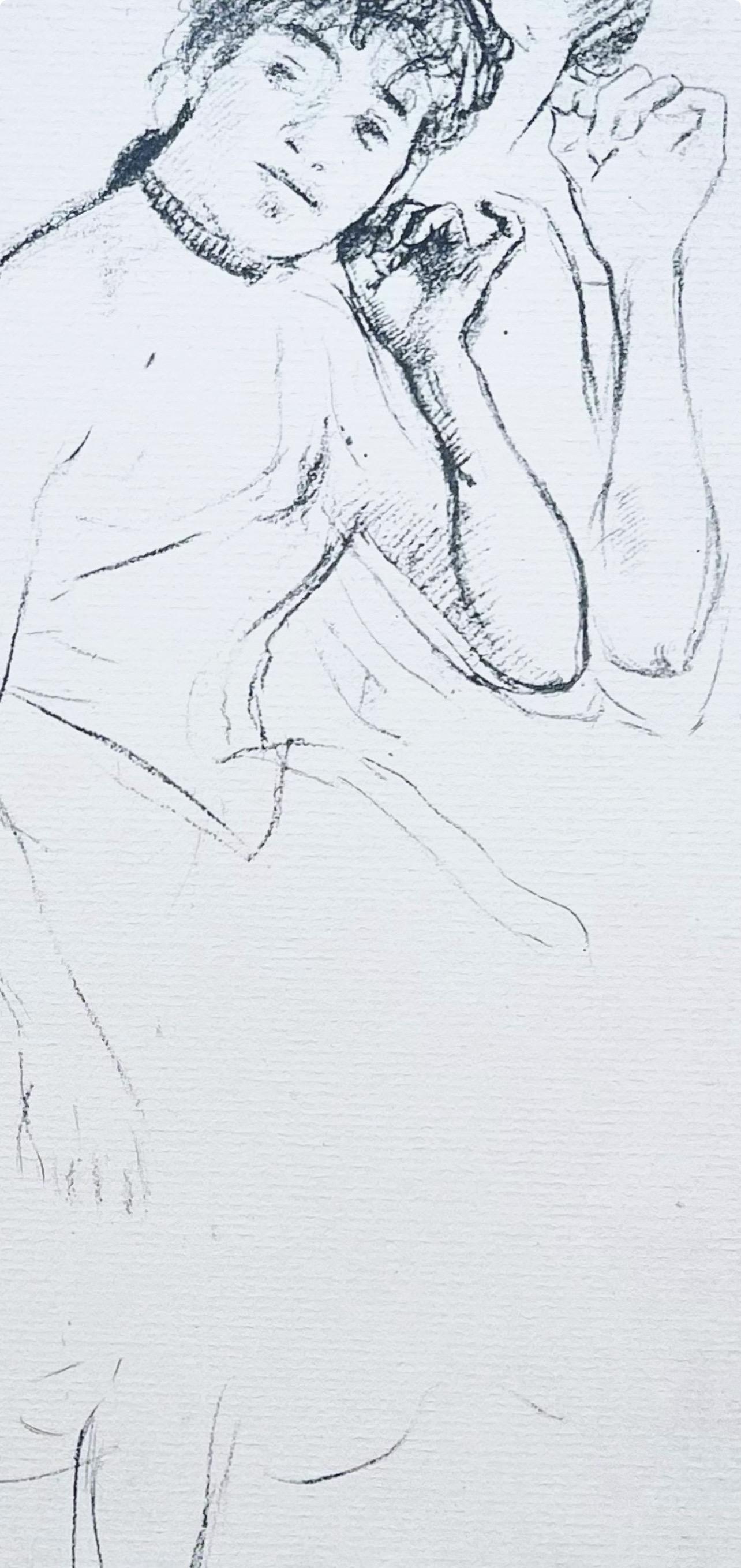 Edgar Degas, Dancer Touching Her Earring, 1945 (after) For Sale 3