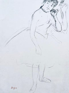 Edgar Degas, Dancer Touching Her Earring, 1945 (after)